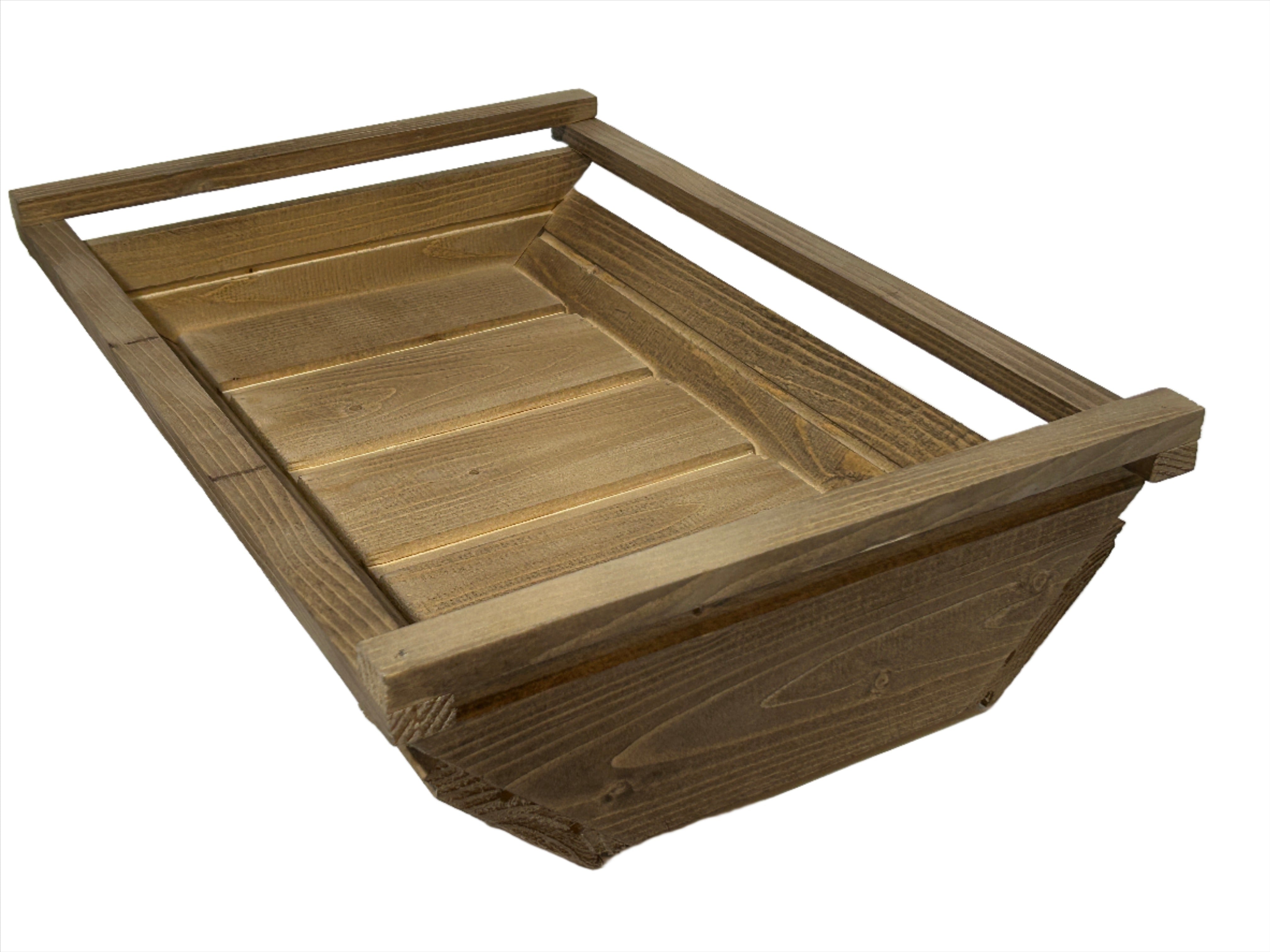 Tiefes braunes Betttablett- HolzRepublik
