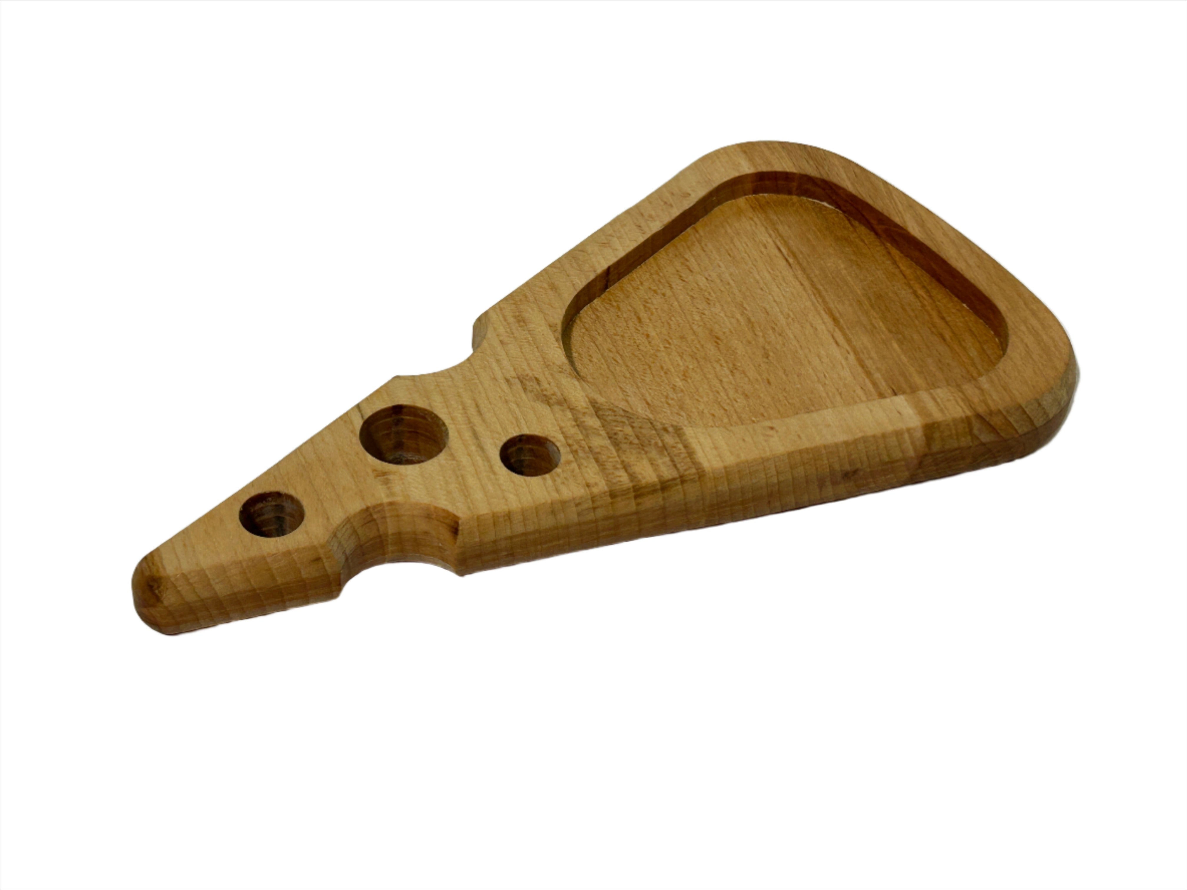 Käseplatten-Servierbrett in Käsescheibenform- HolzRepublik