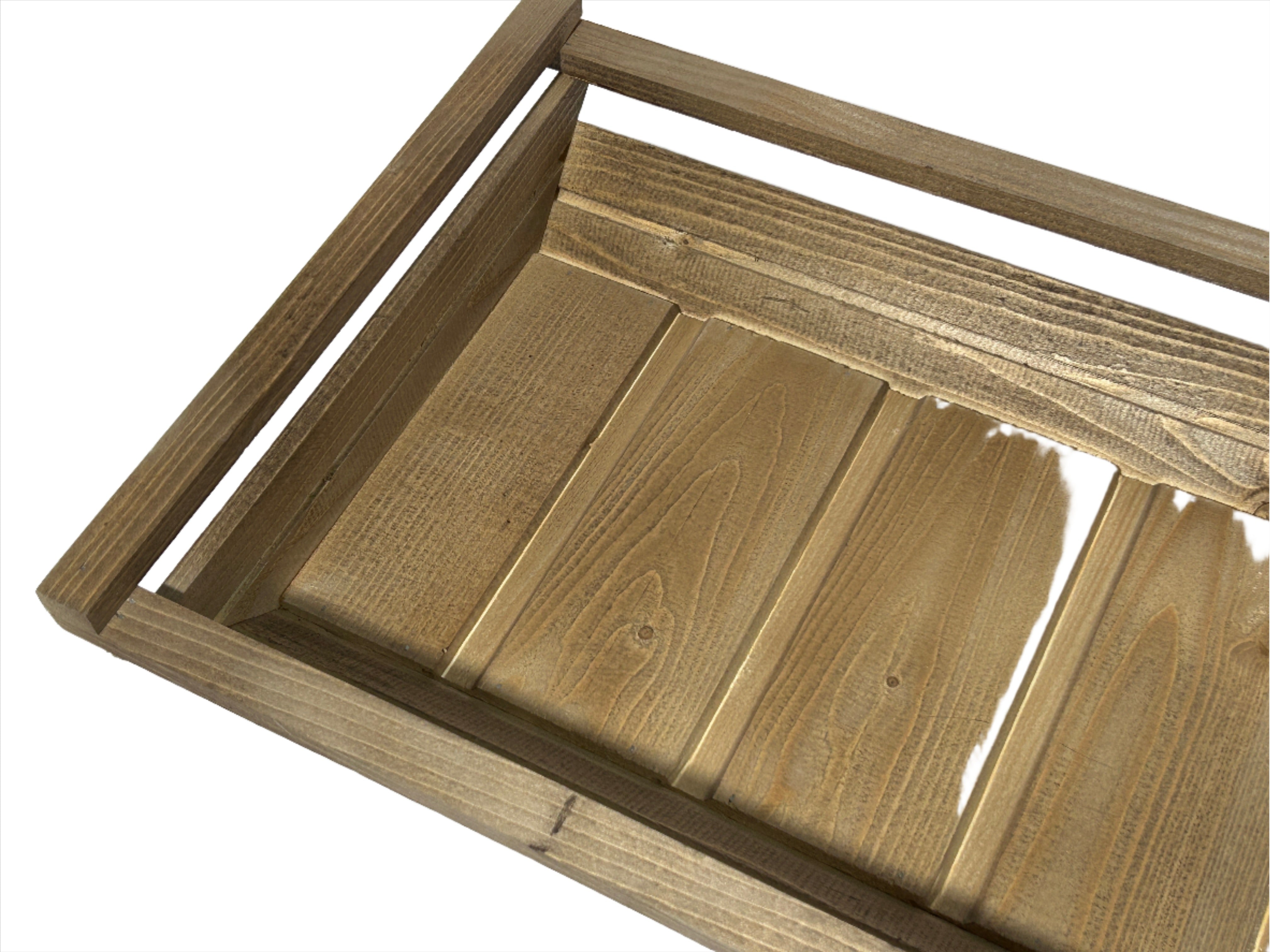 Tiefes braunes Betttablett- HolzRepublik