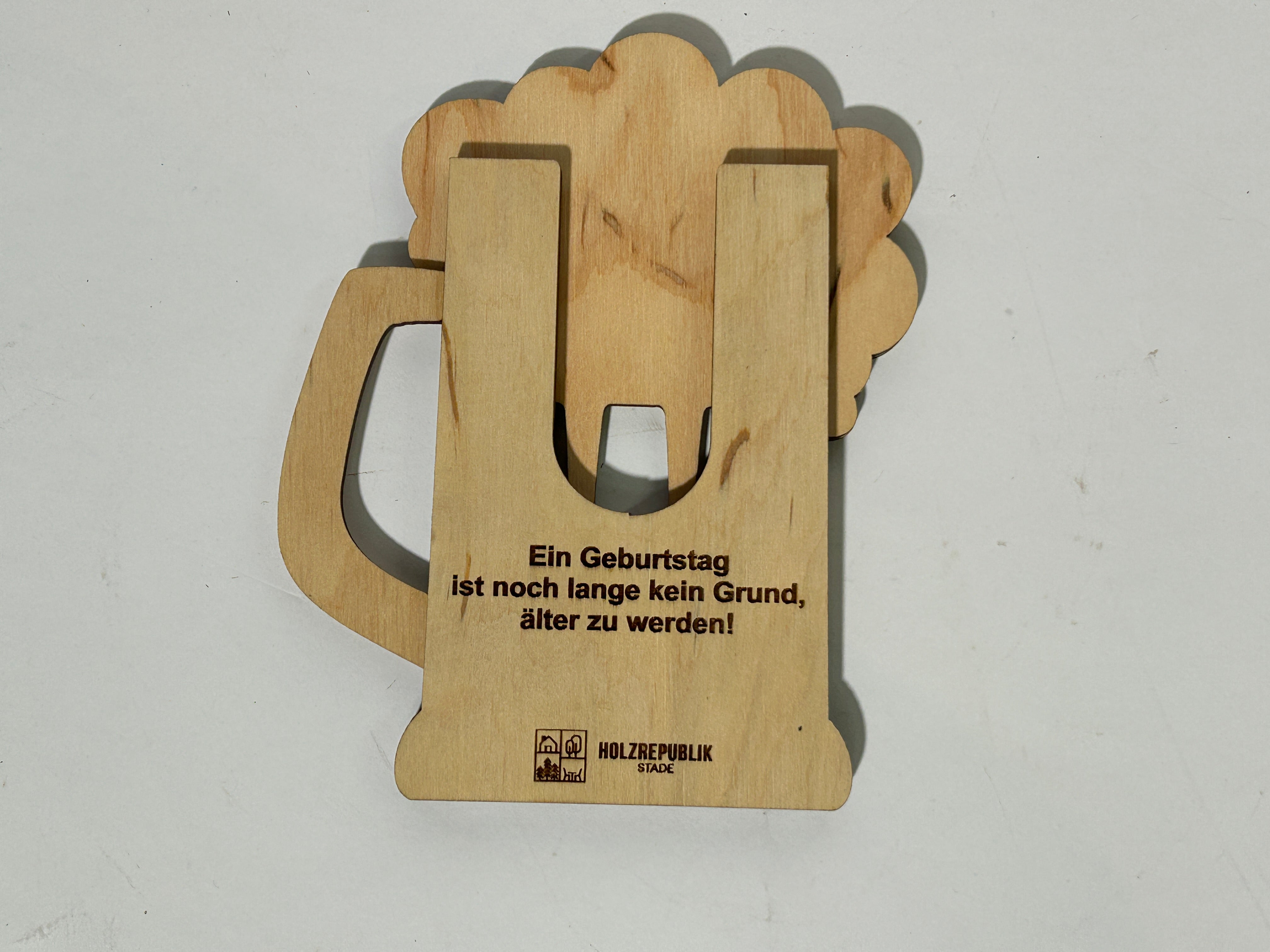 „Bierglas“ Bargeld-Geschenkrahmen: Die ultimative Geschenkidee- HolzRepublik