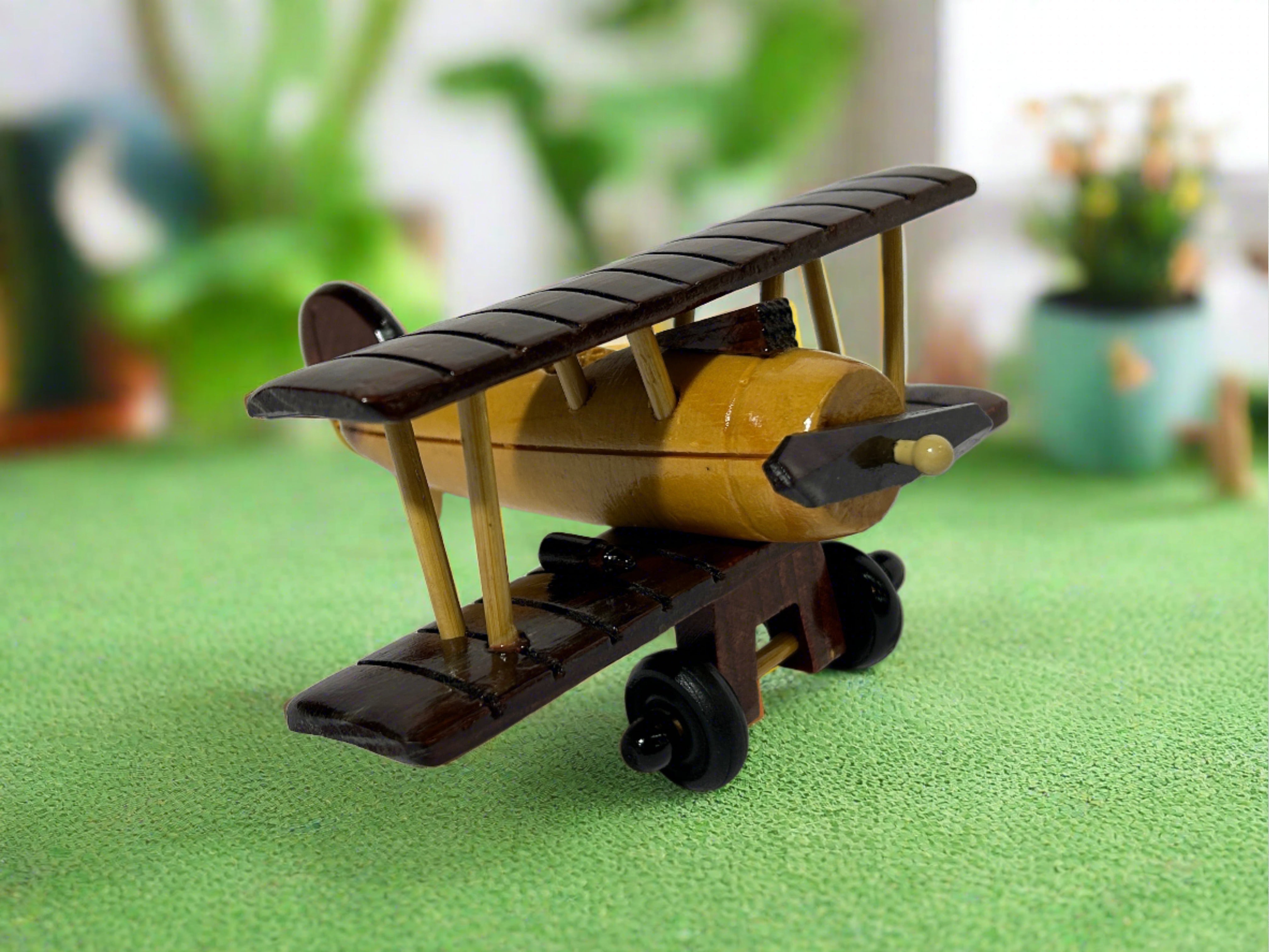 Retro-Modell Holz Flugzeug- HolzRepublik