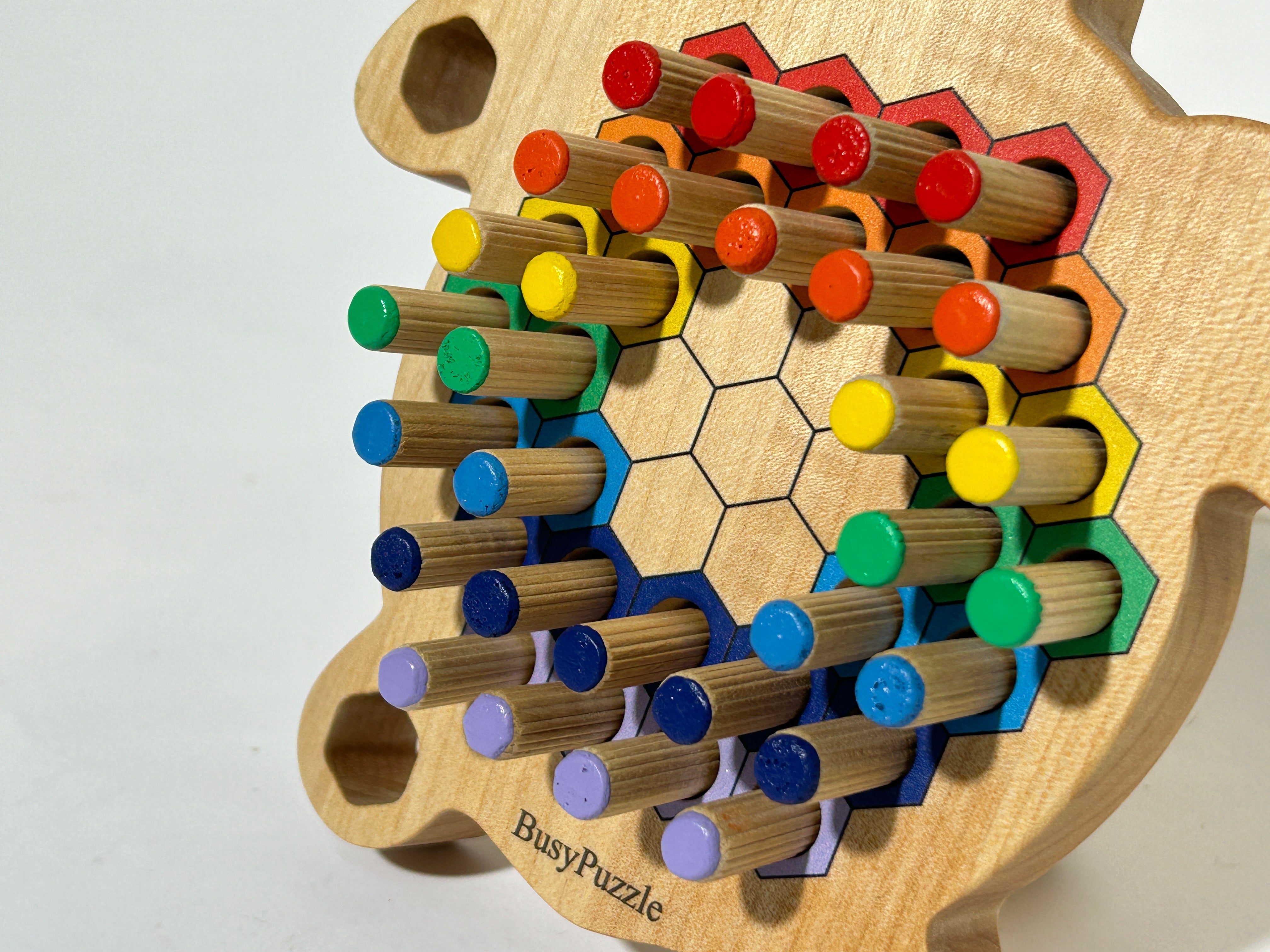 Montessori-Sensorikspielzeug Holzschildkröte- HolzRepublik