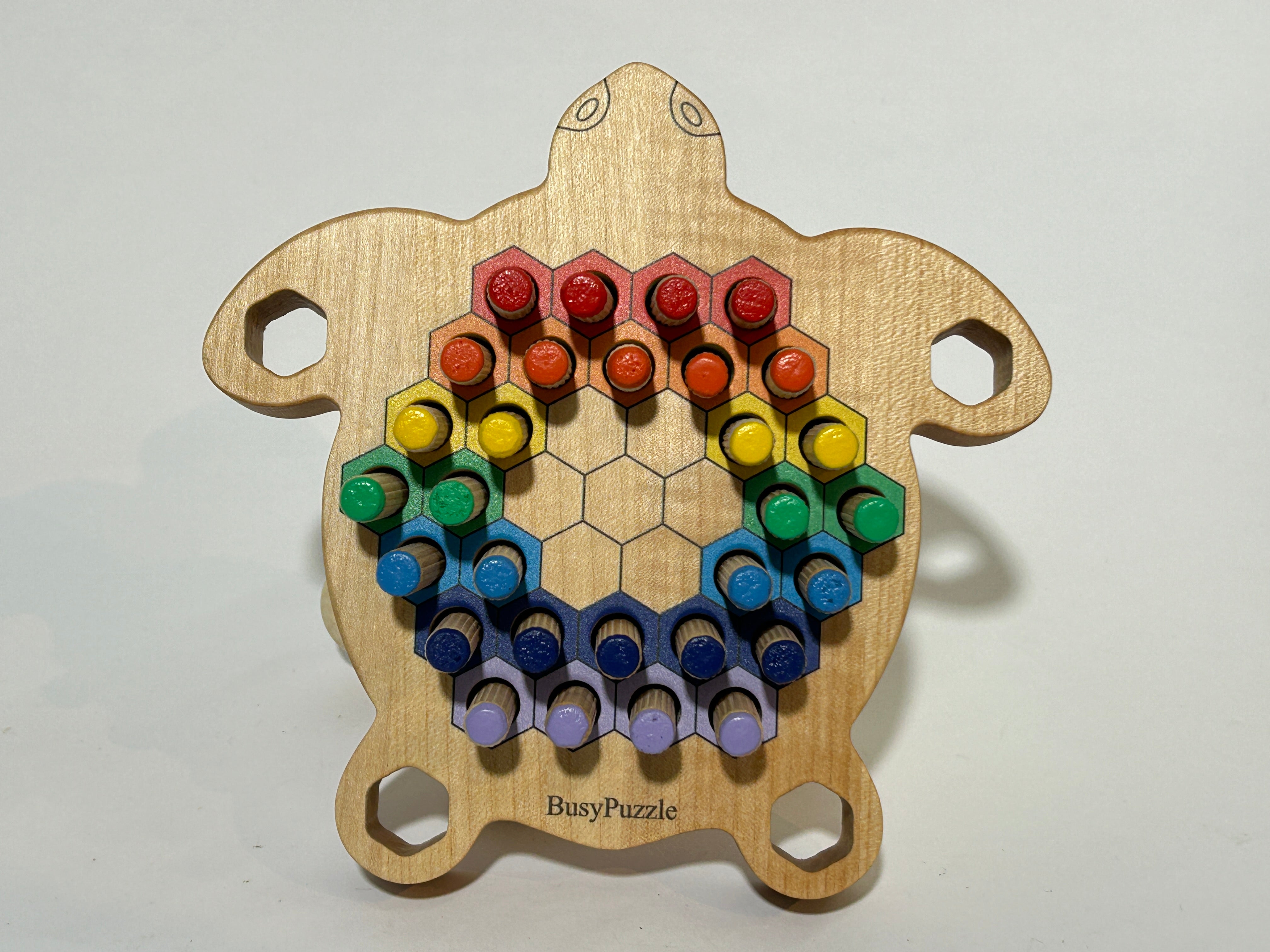 Montessori-Sensorikspielzeug Holzschildkröte- HolzRepublik