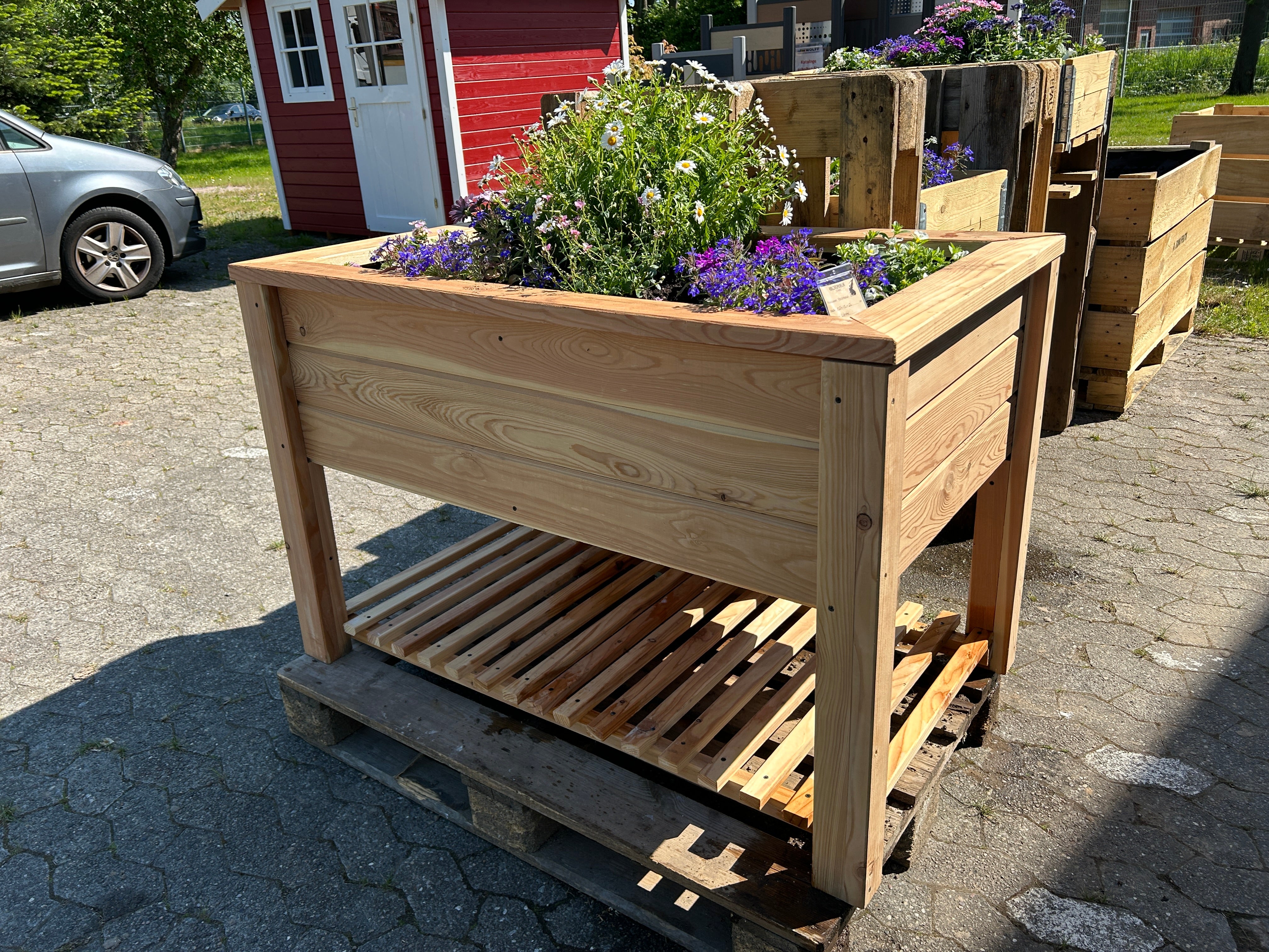 Hochbeet auf den Beinen für Ihren Garten 120x75x65 cm- HolzRepublik