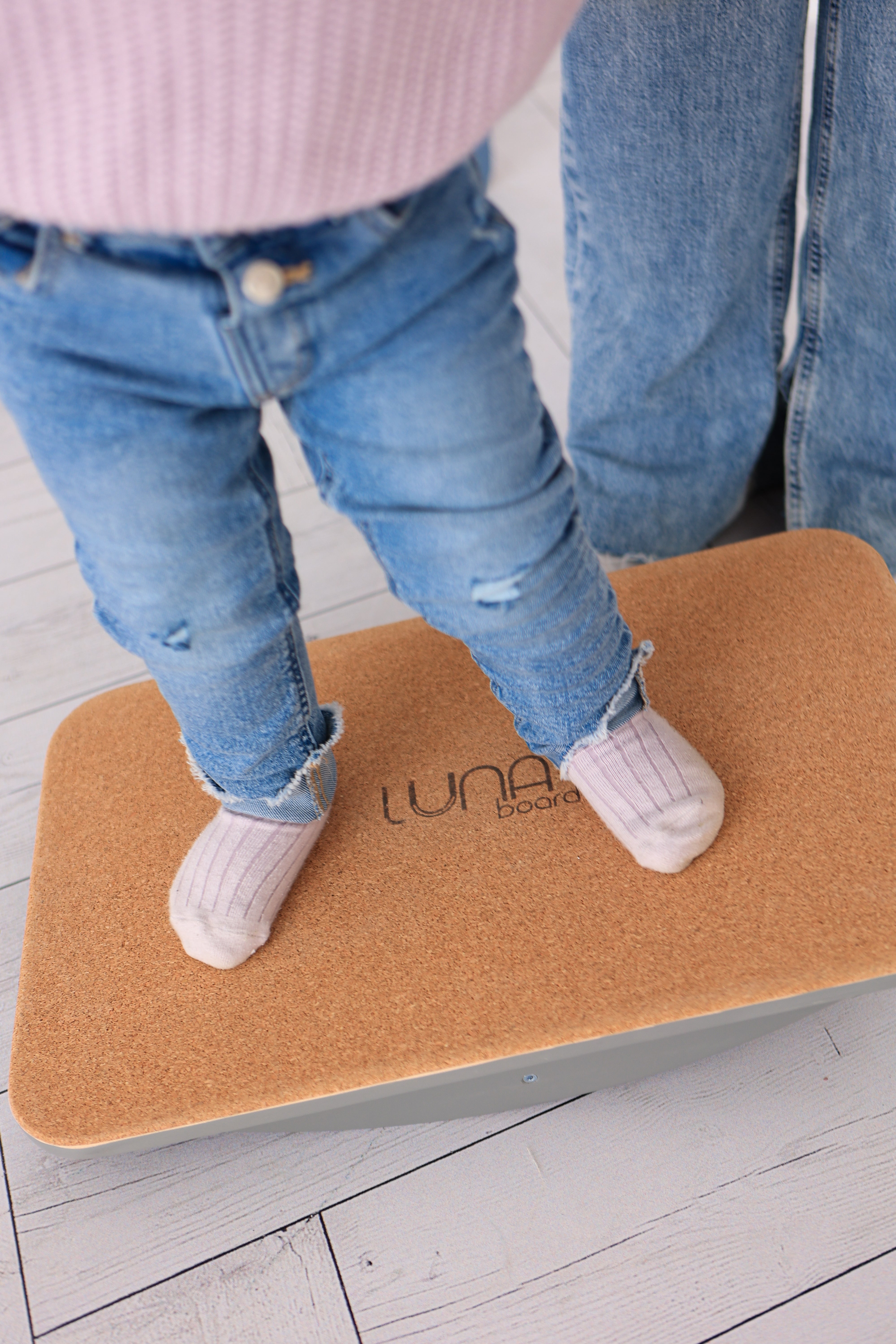 Balance Board Kinder Montessori – Wackelbrett Holz Naturfarbe
