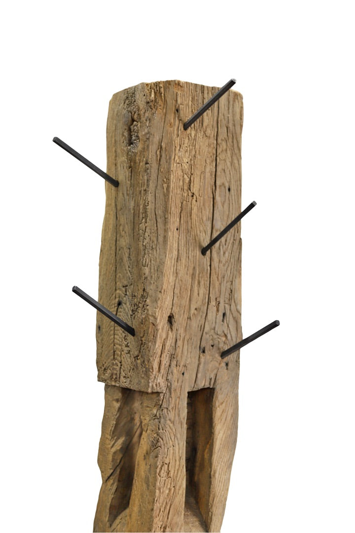 Jackenständer aus altem Holz / Garderobenständer / Kleiderständer / Mantelständer- HolzRepublik