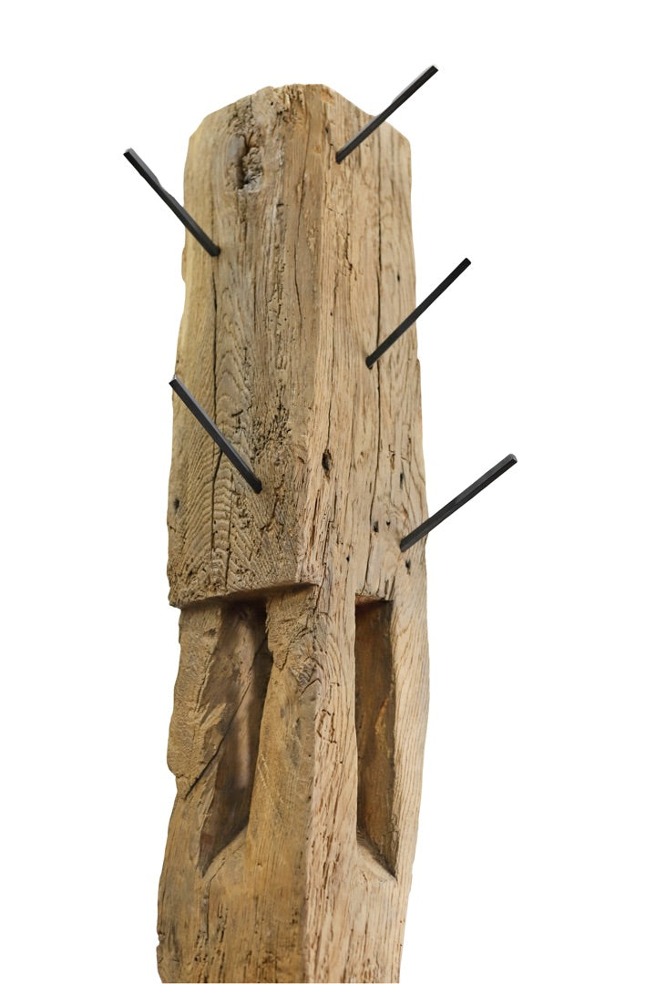 Jackenständer aus altem Holz / Garderobenständer / Kleiderständer / Mantelständer- HolzRepublik
