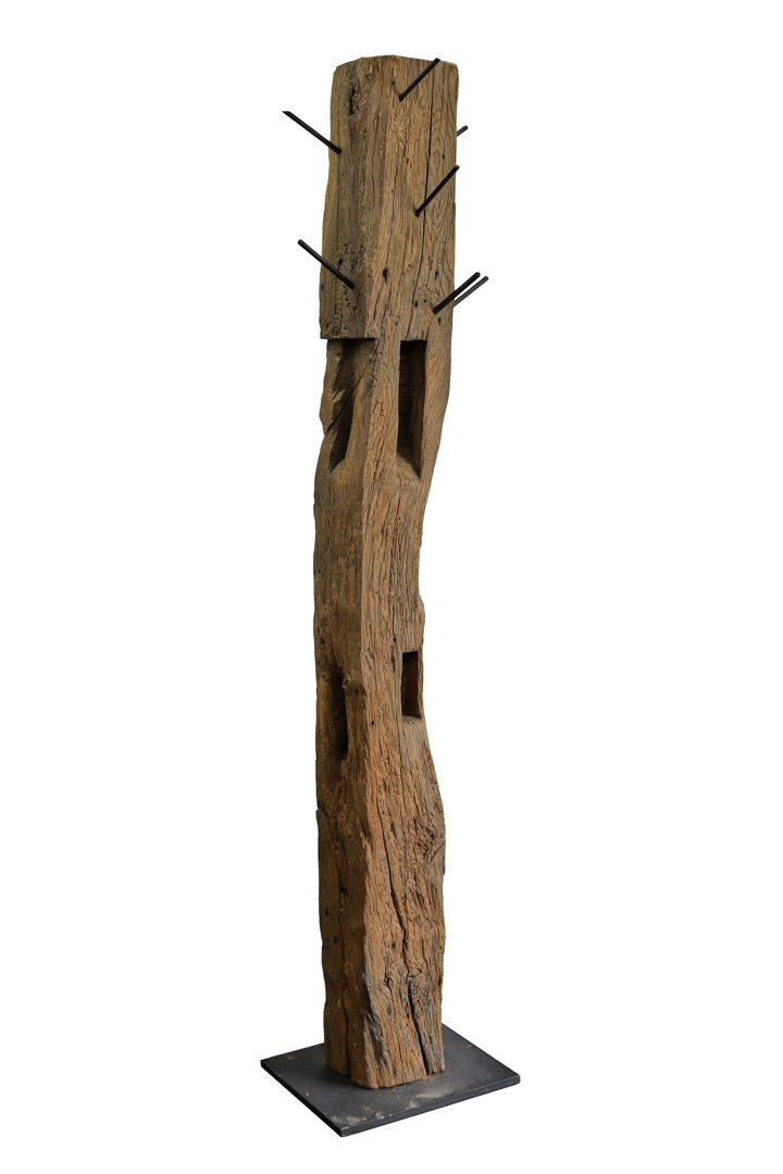 Jackenständer aus altem Holz / Garderobenständer / Kleiderständer / Mantelständer- HolzRepublik