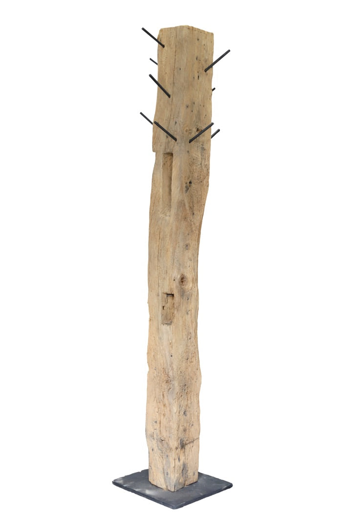 Jackenständer aus altem Holz / Garderobenständer / Kleiderständer / Mantelständer- HolzRepublik