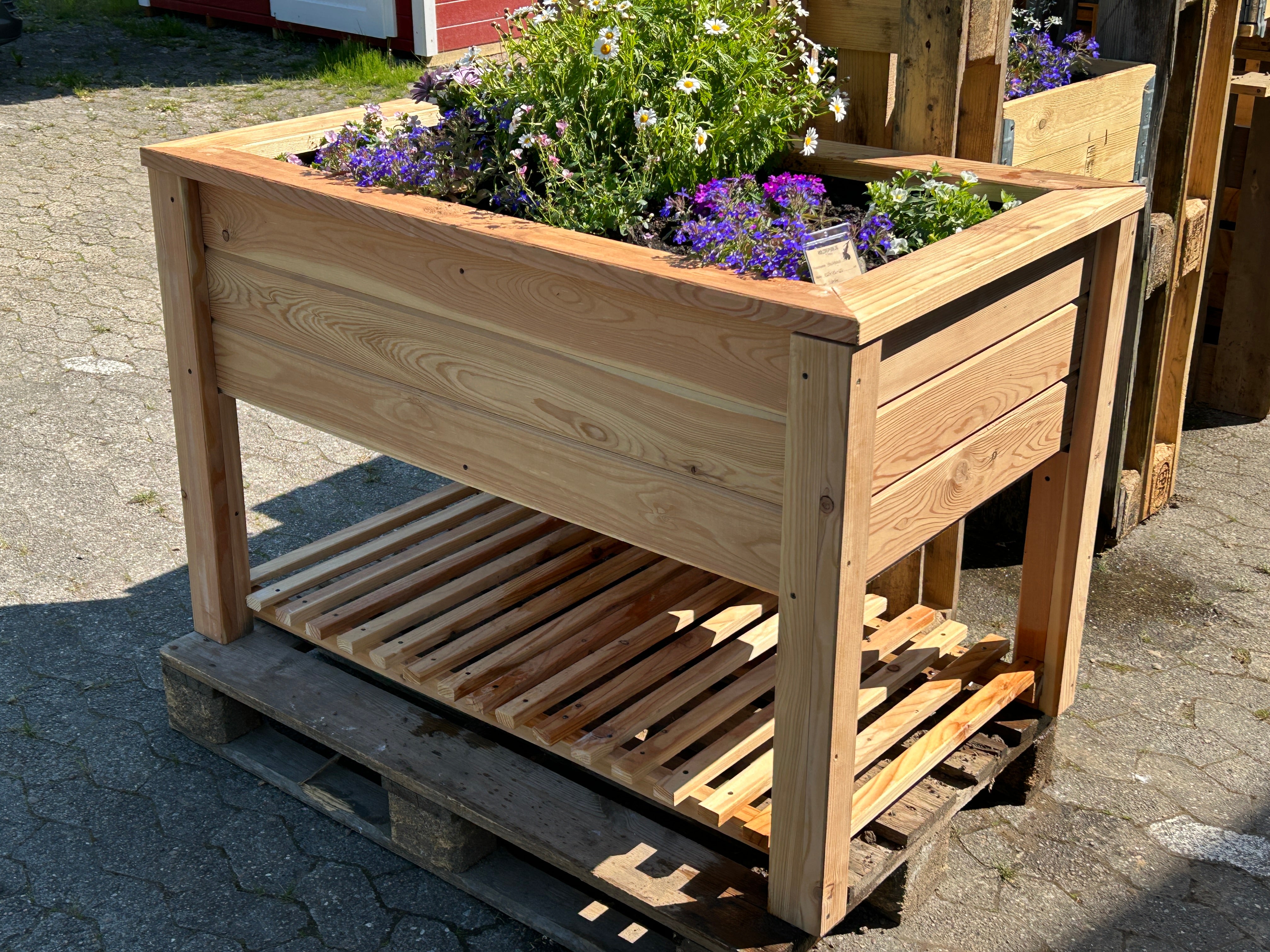 Hochbeet auf den Beinen für Ihren Garten 120x75x65 cm- HolzRepublik