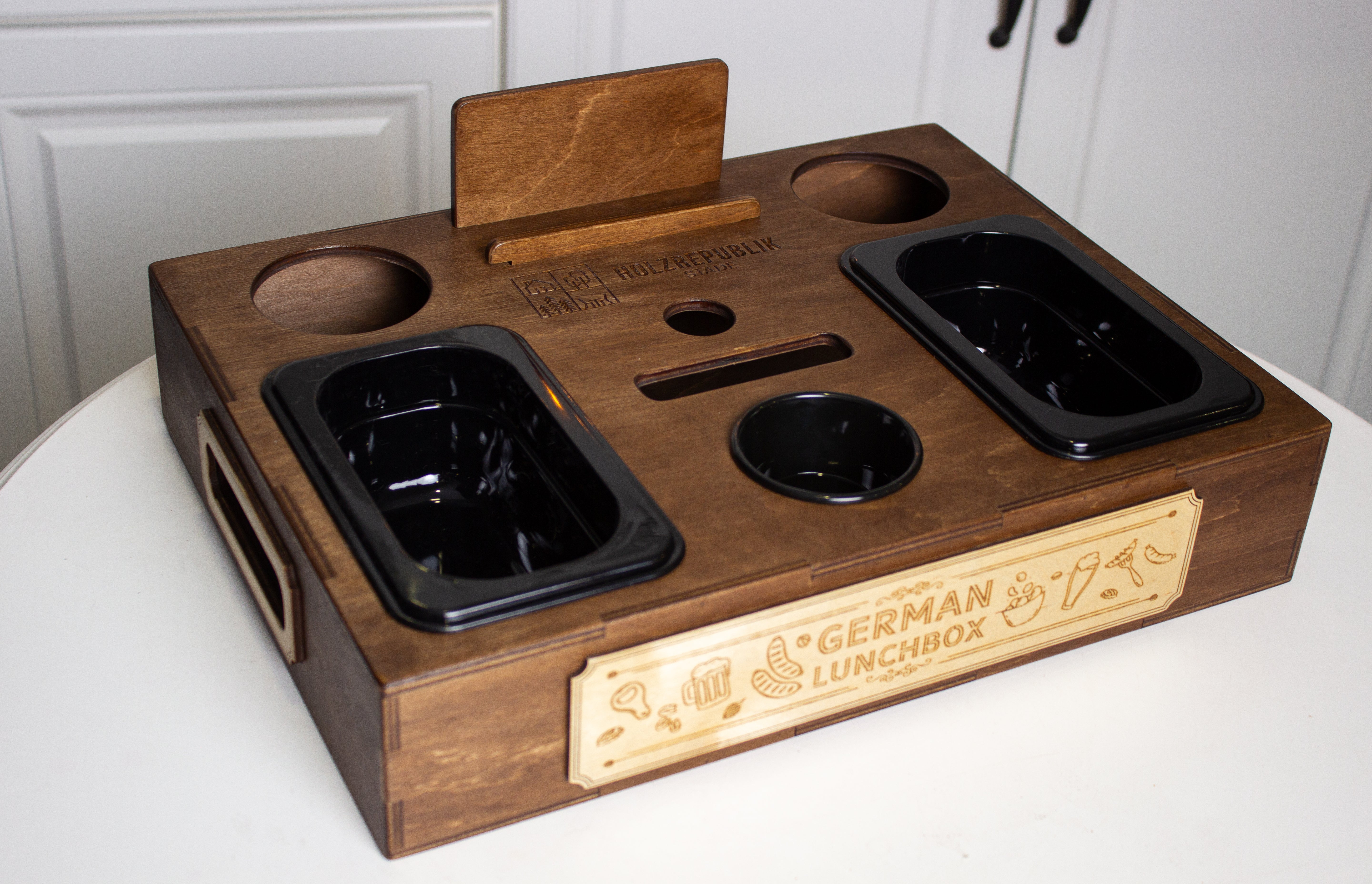Bier-Organizer „German Lunchbox”- HolzRepublik