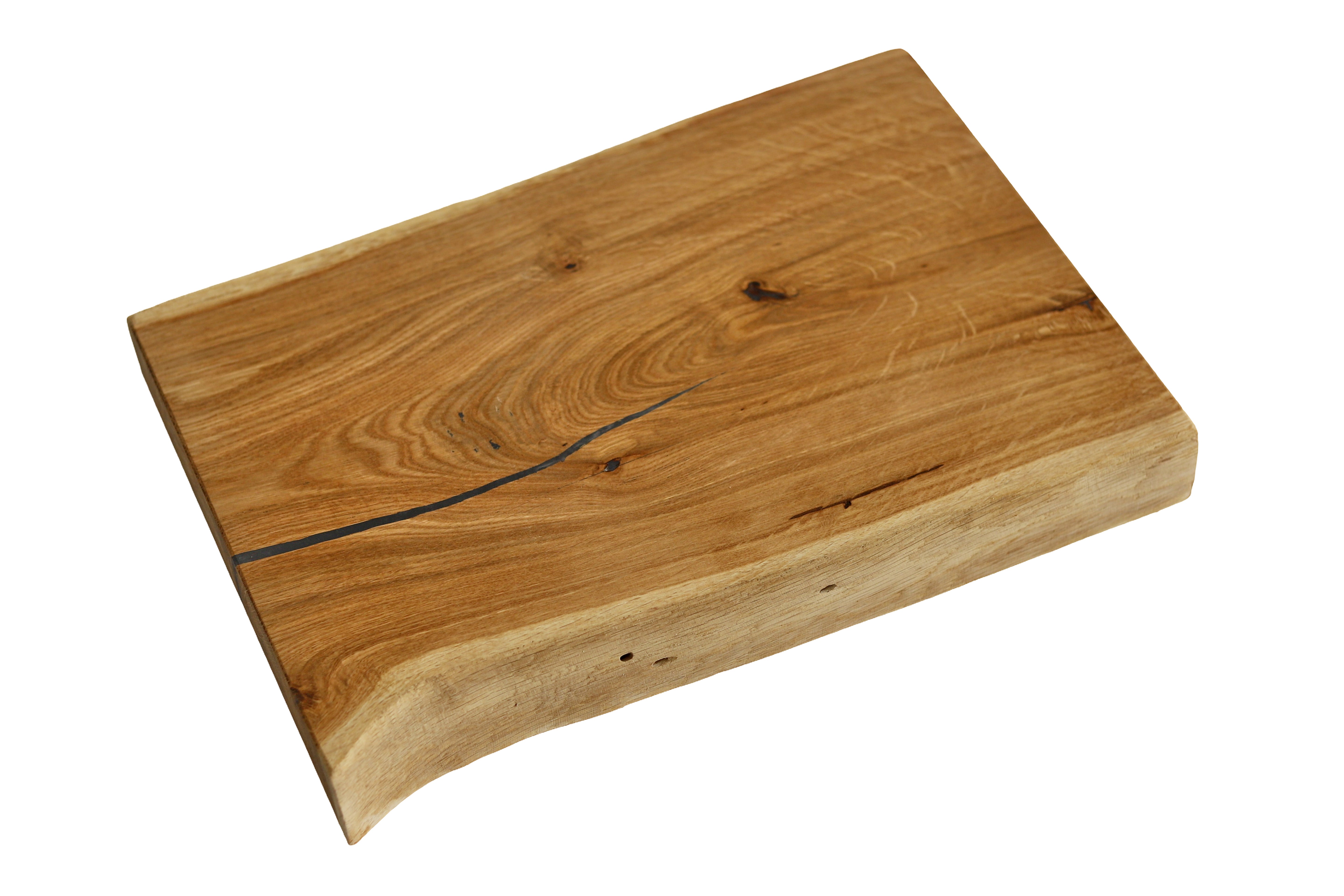 Schwebendes Wandregal aus Eichenholz / Unsichtbare Befestigung / verdeckte Aufhängung / floating shelf- HolzRepublik