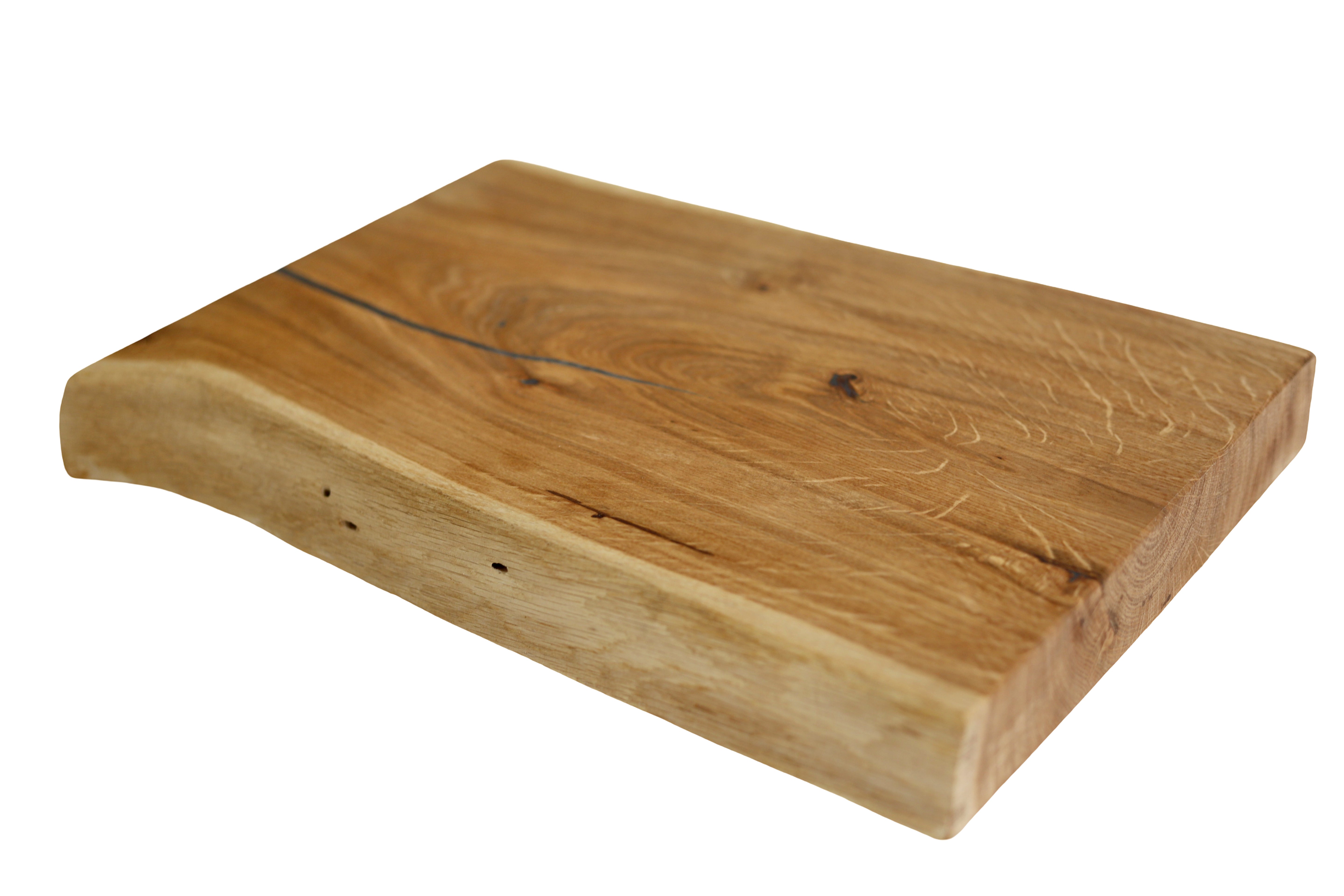 Schwebendes Wandregal aus Eichenholz / Unsichtbare Befestigung / verdeckte Aufhängung / floating shelf- HolzRepublik