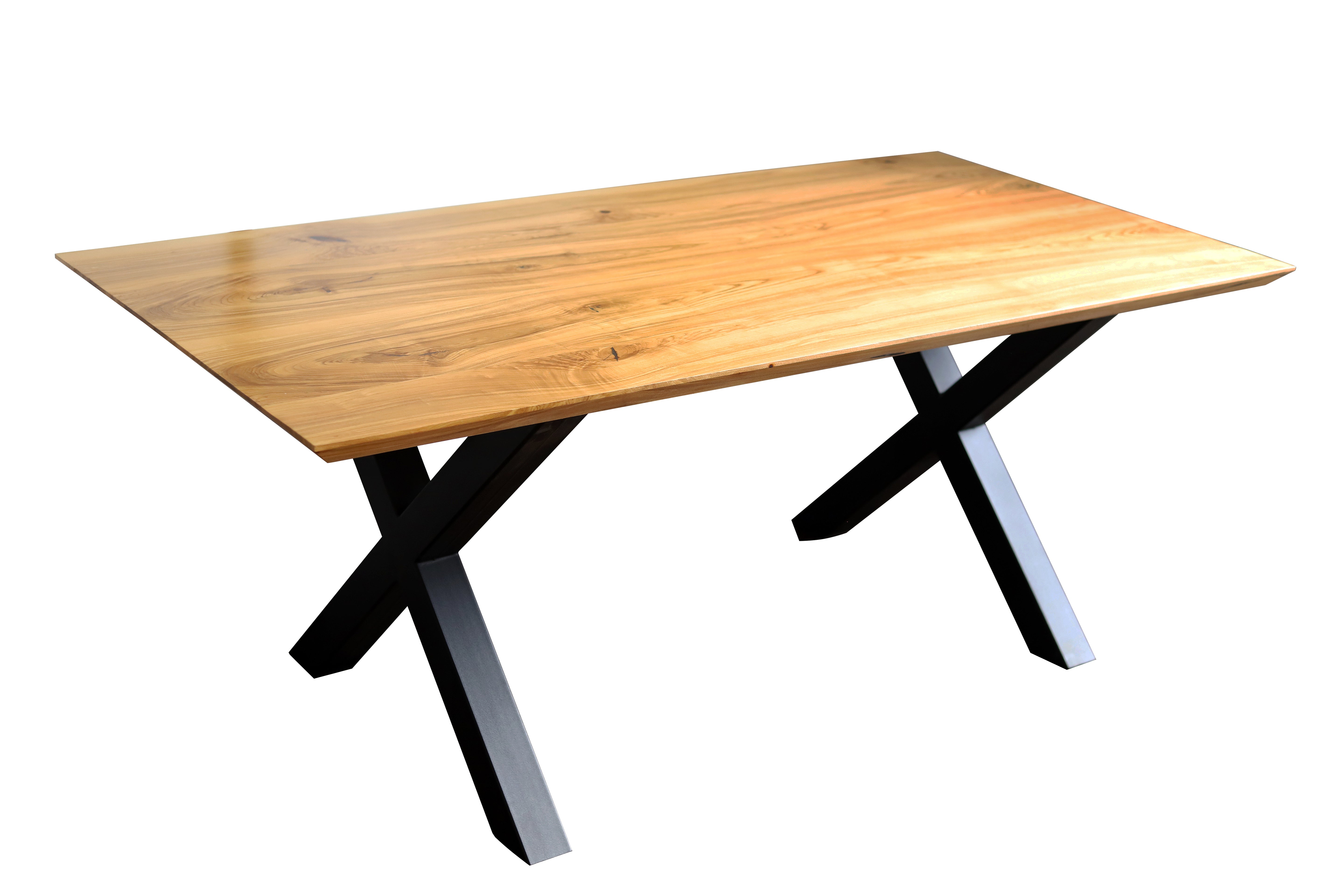 Rechteckige Holztischplatte aus Nussbaumholz / Esstischplatte aus Massivholz- HolzRepublik