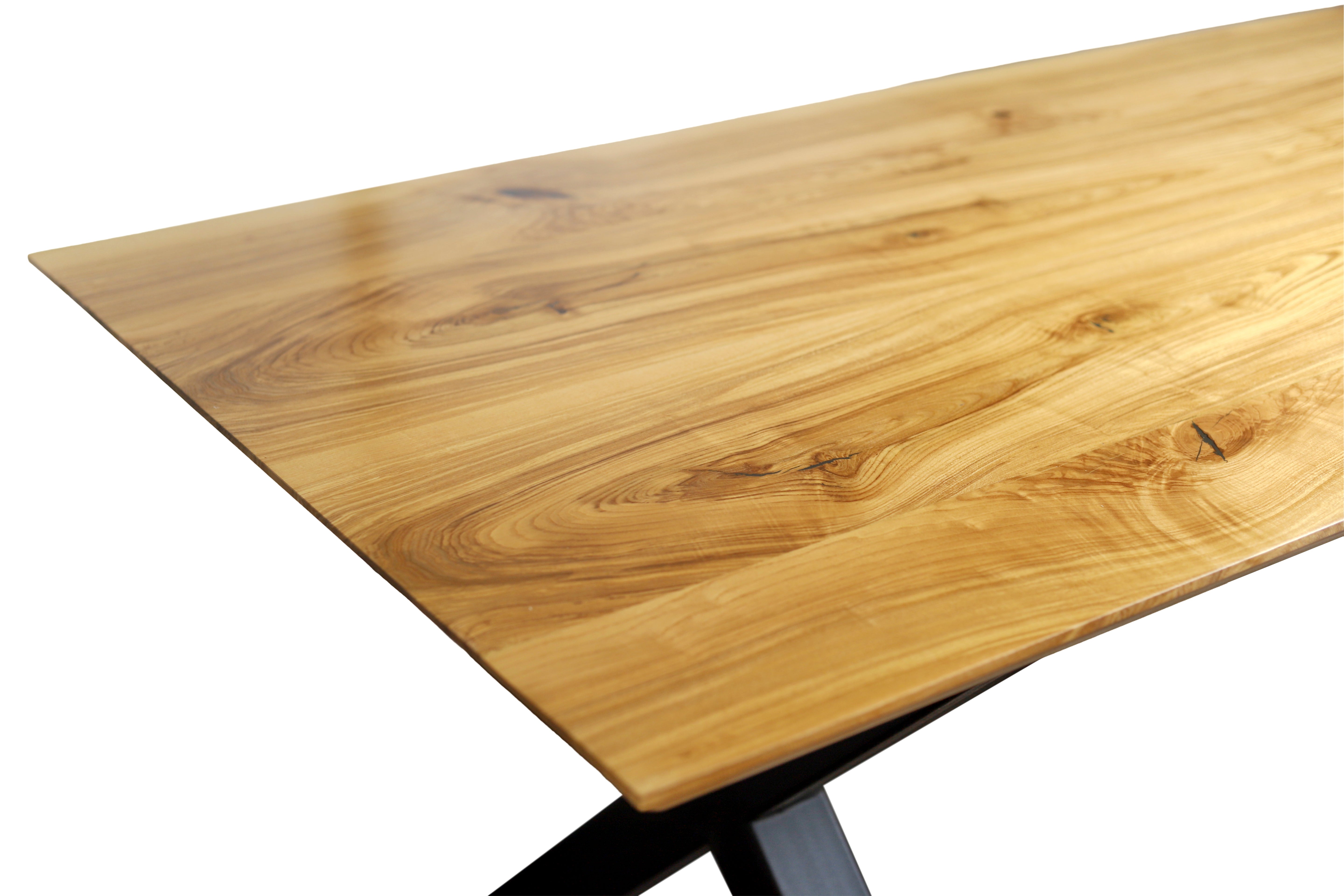 Rechteckige Holztischplatte aus Nussbaumholz / Esstischplatte aus Massivholz- HolzRepublik