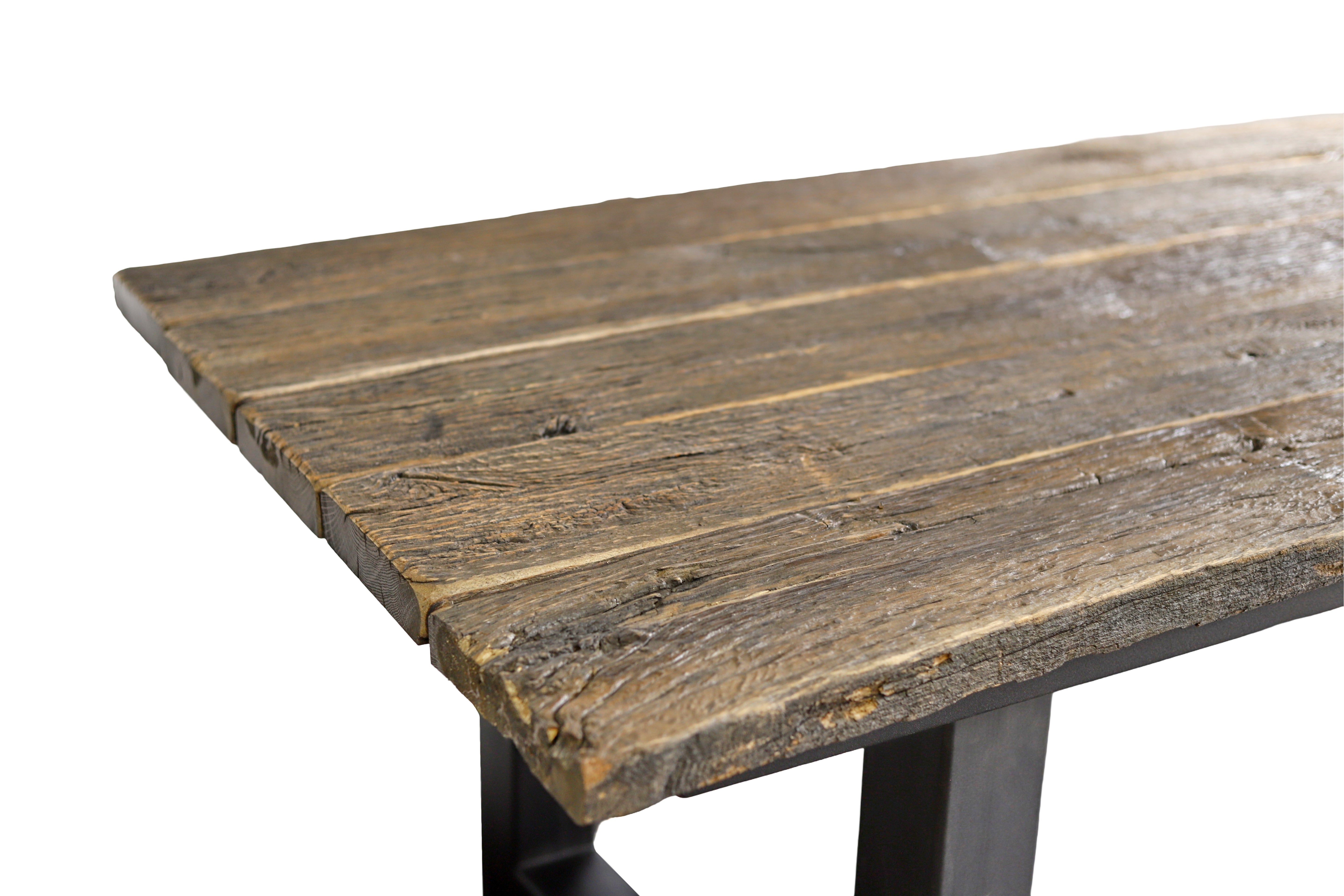 Esstischplatte aus alten originalen Holzbalken / Holztischplatte- HolzRepublik