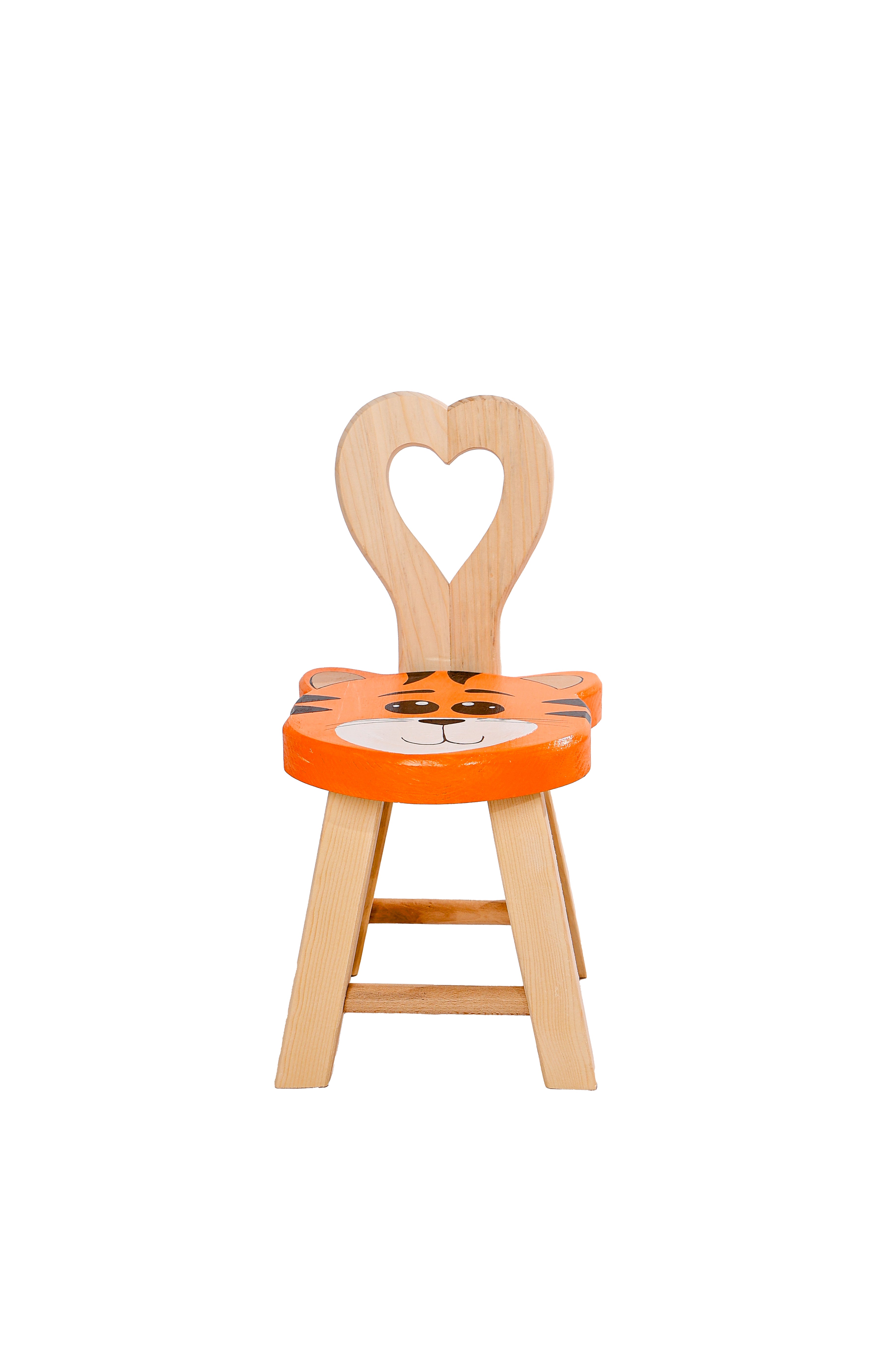 Montessori Kinderhocker mit Tiermotiven- Tiger- HolzRepublik