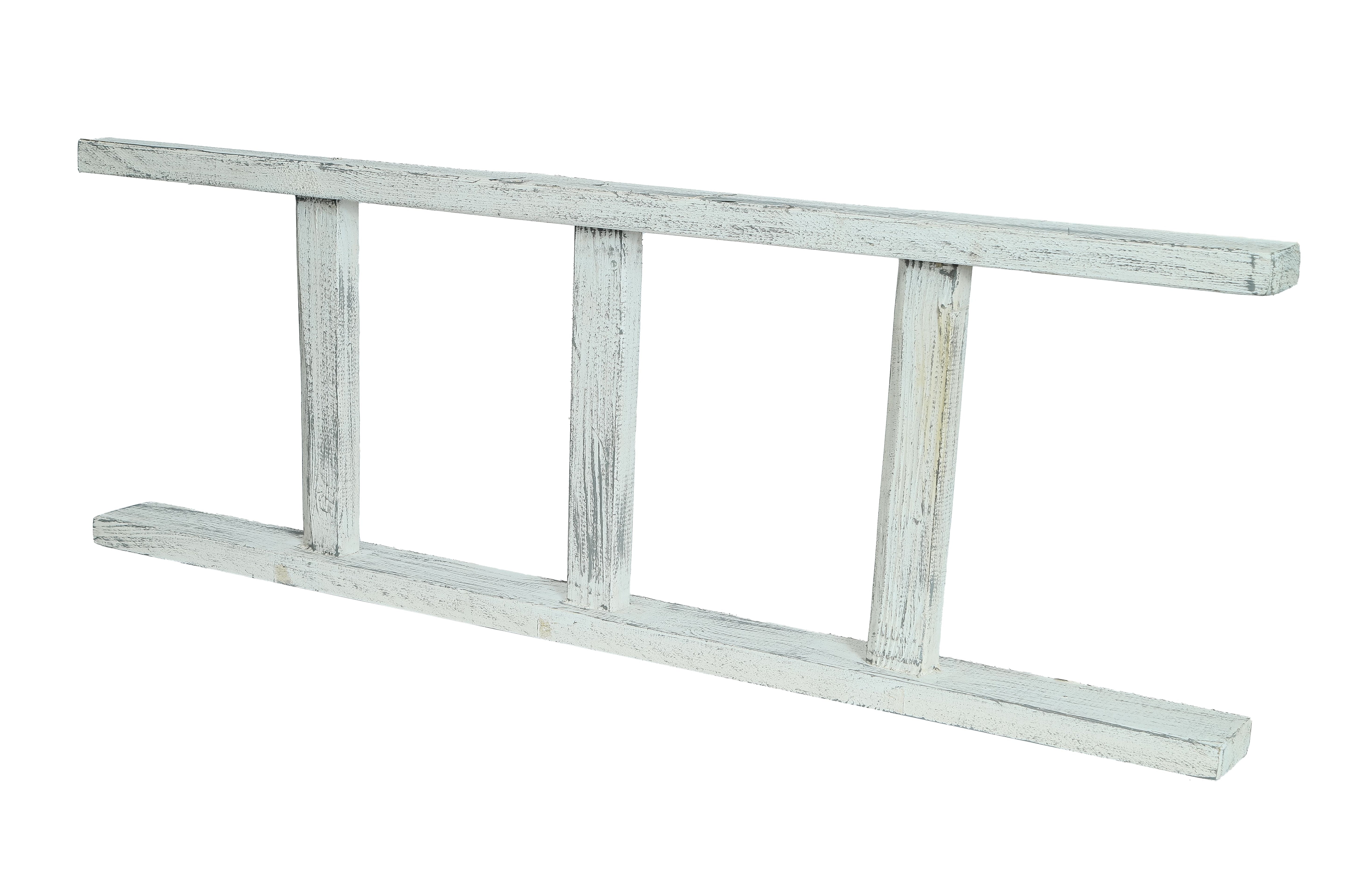 Neue Holzleiter "Altländer Art" 100 cm - Grau Vintage- HolzRepublik