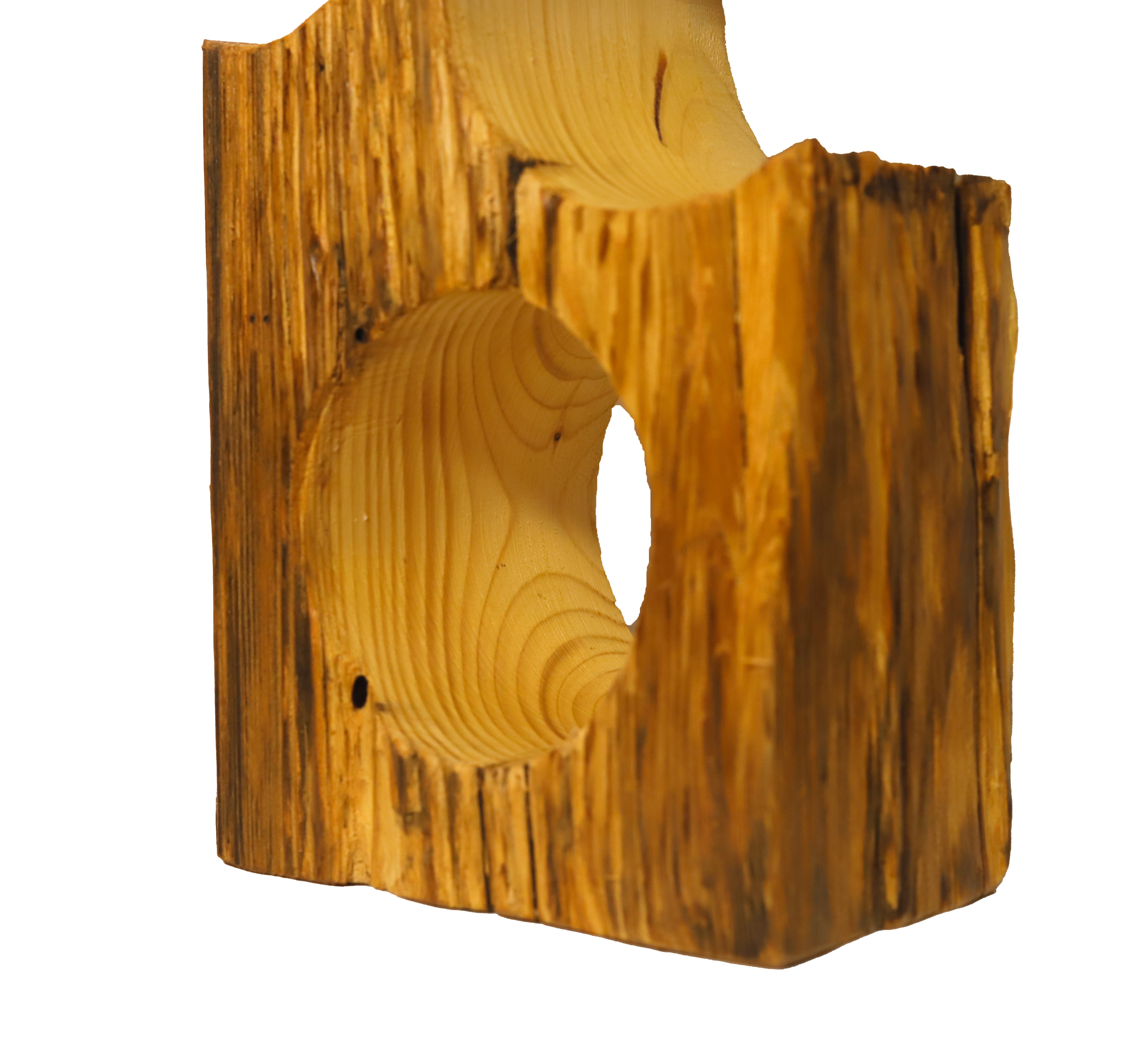 Toilettenpapierhalter aus altem Kiefernholz / Altholz- HolzRepublik