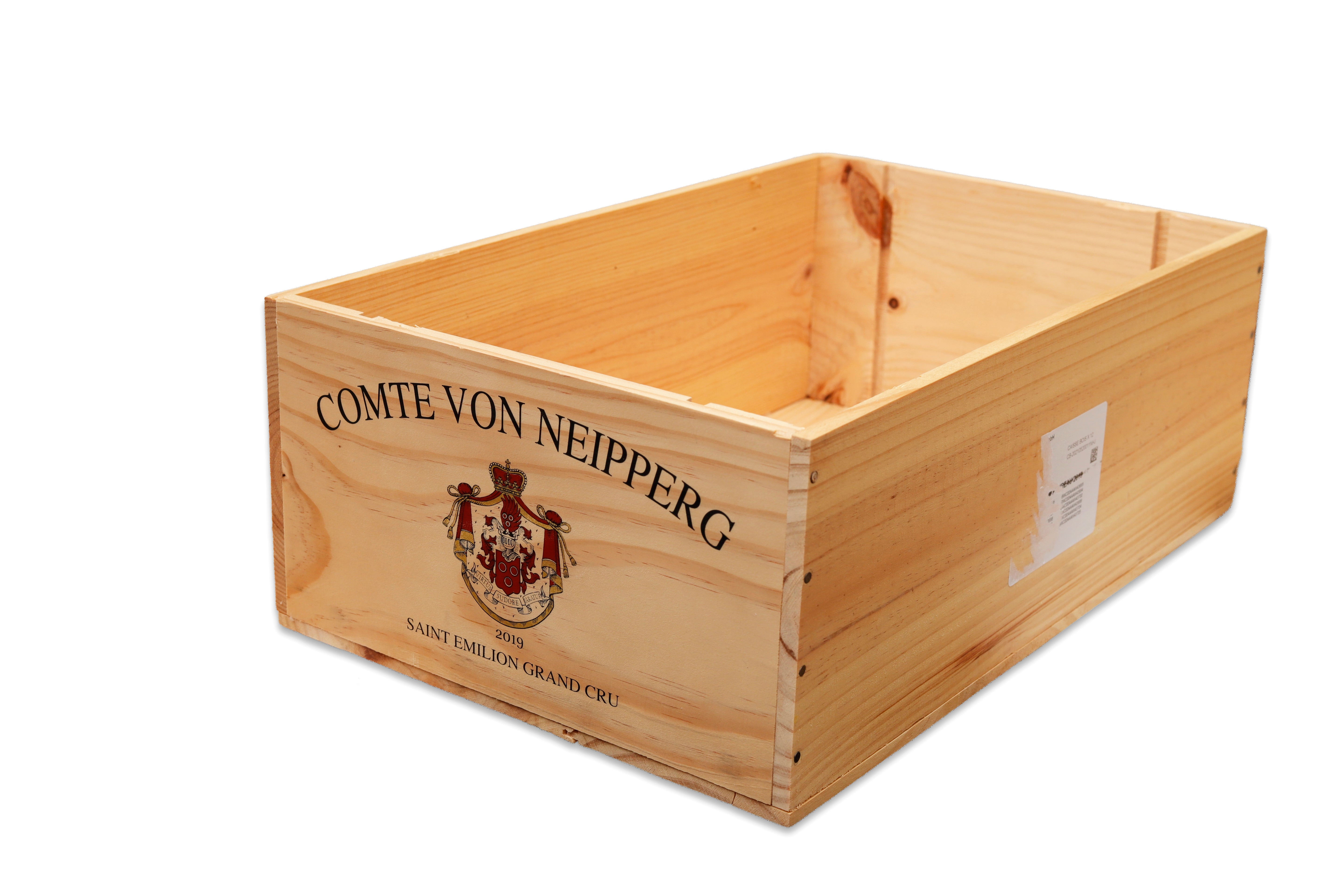 Französische Weinkiste (12x0,75l) 52 / Dekokiste / Deko-Weinkiste / Geschenkbox / Aufbwahrungskiste- HolzRepublik