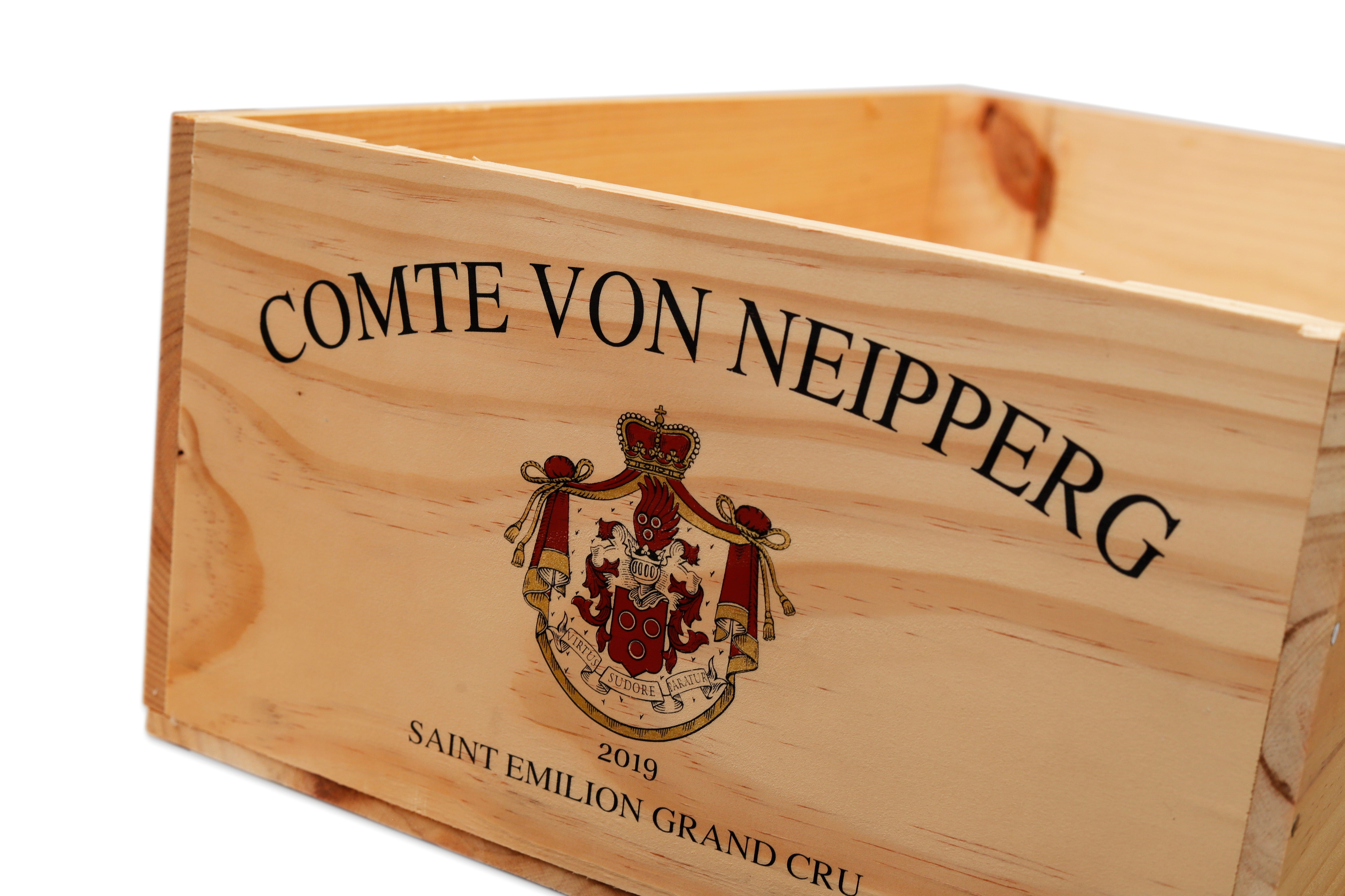 Französische Weinkiste (12x0,75l) 52 / Dekokiste / Deko-Weinkiste / Geschenkbox / Aufbwahrungskiste- HolzRepublik