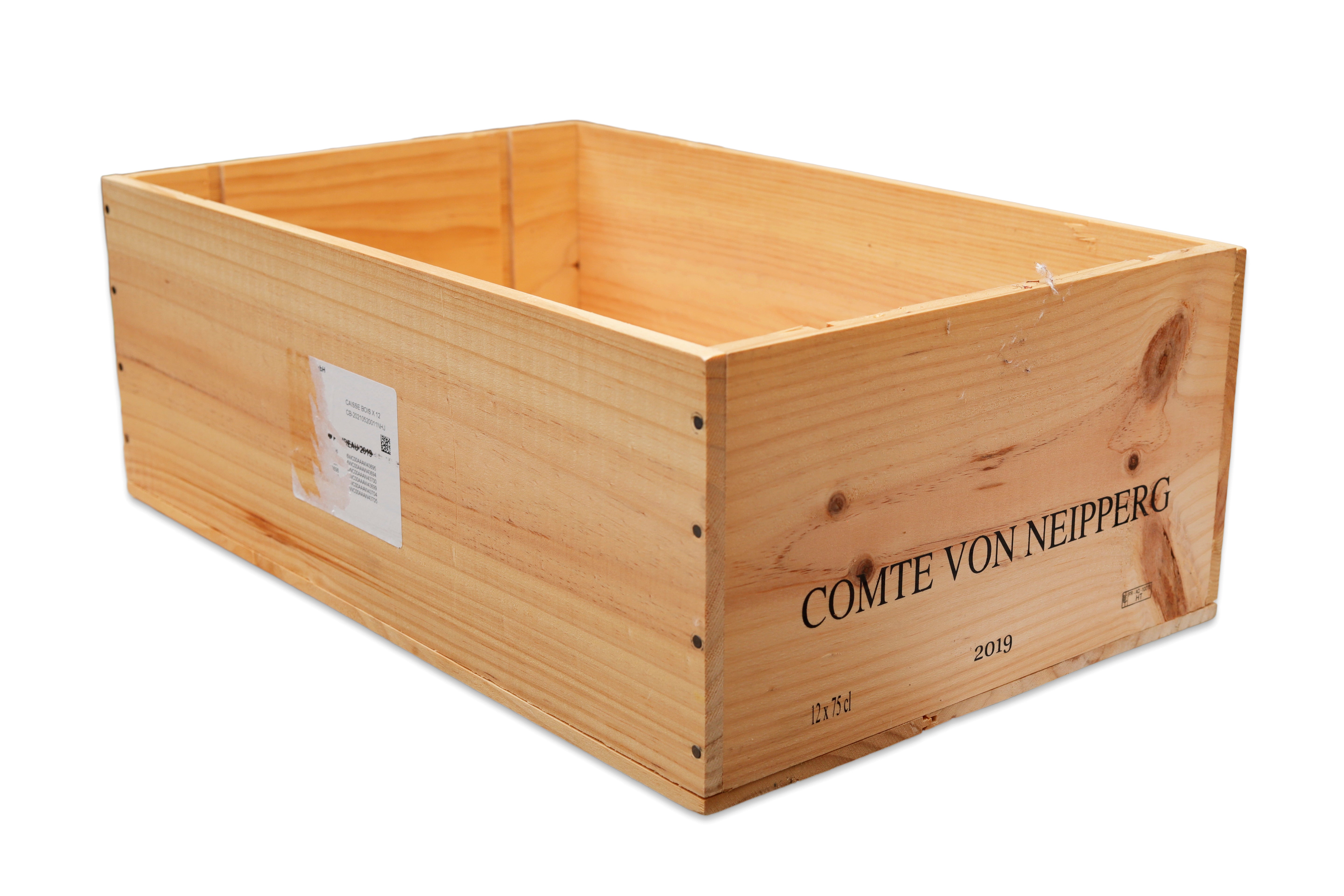 Französische Weinkiste (12x0,75l) 52 / Dekokiste / Deko-Weinkiste / Geschenkbox / Aufbwahrungskiste- HolzRepublik