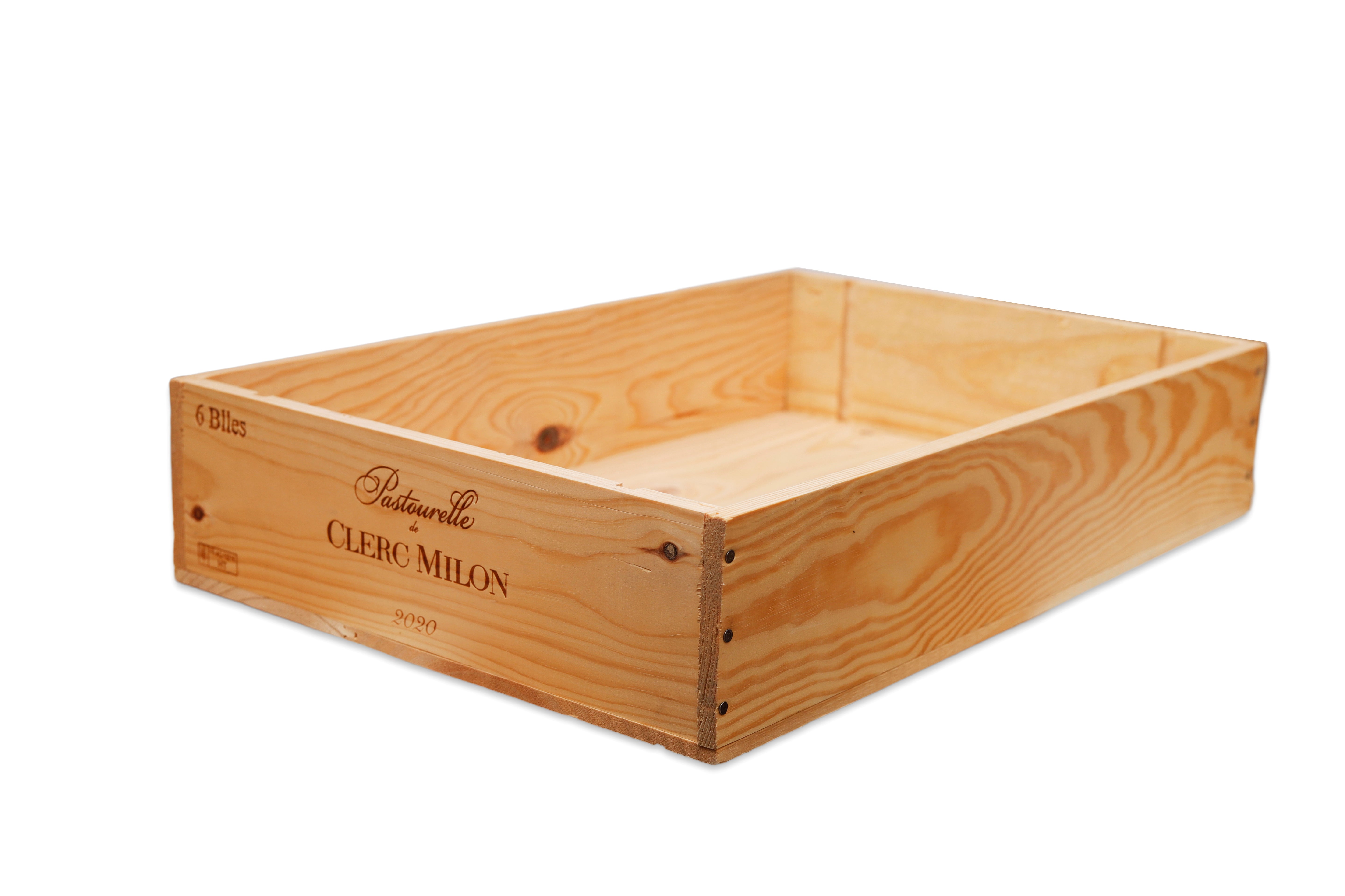 Französische Weinkiste (6x0,75l) 55 / Dekokiste / Deko-Weinkiste / Geschenkbox / Aufbwahrungskiste- HolzRepublik