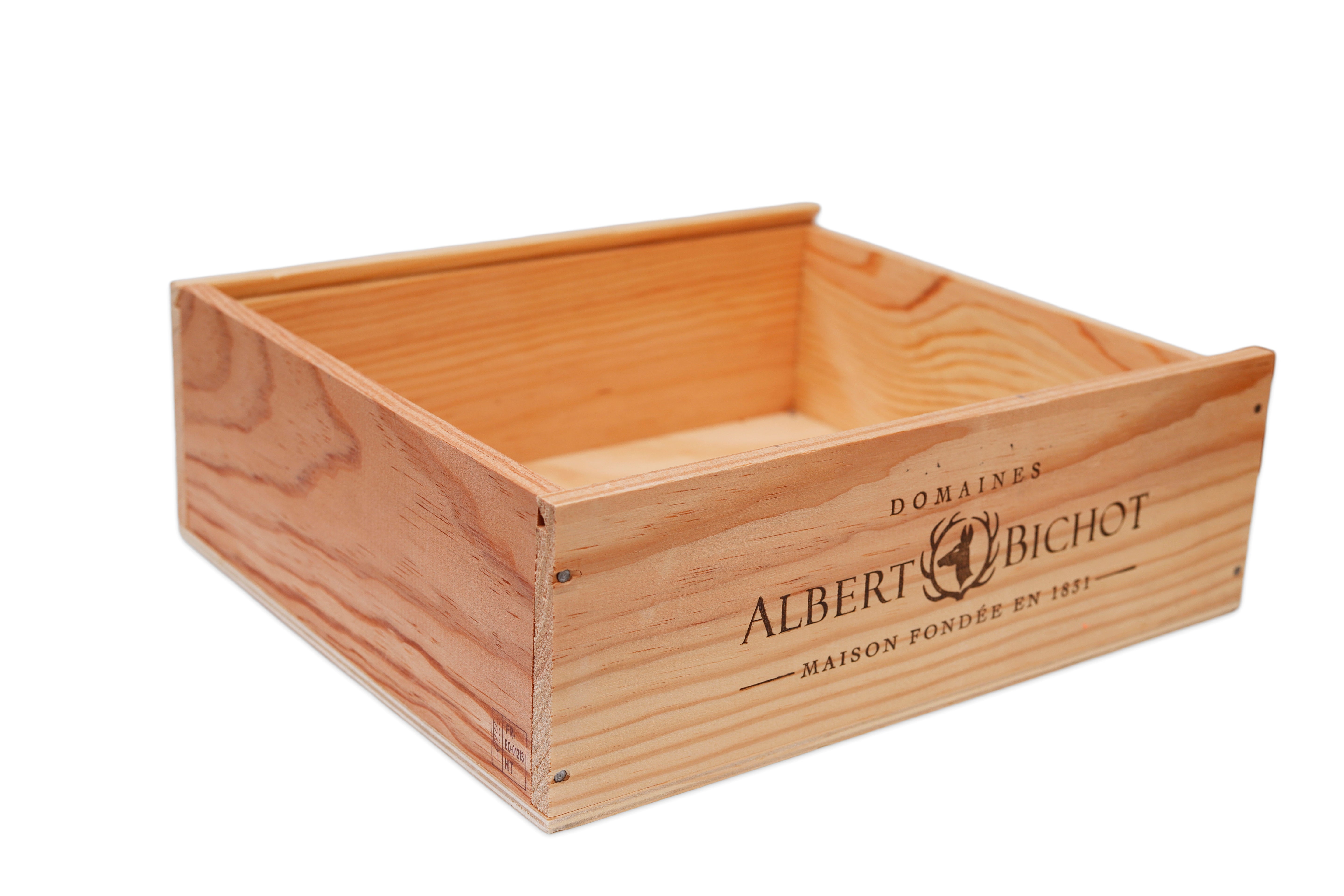 Originale französische Weinkiste (3x 0,75l) O / Deko-Weinkiste / Geschenkbox / Aufbwahrungskiste- HolzRepublik