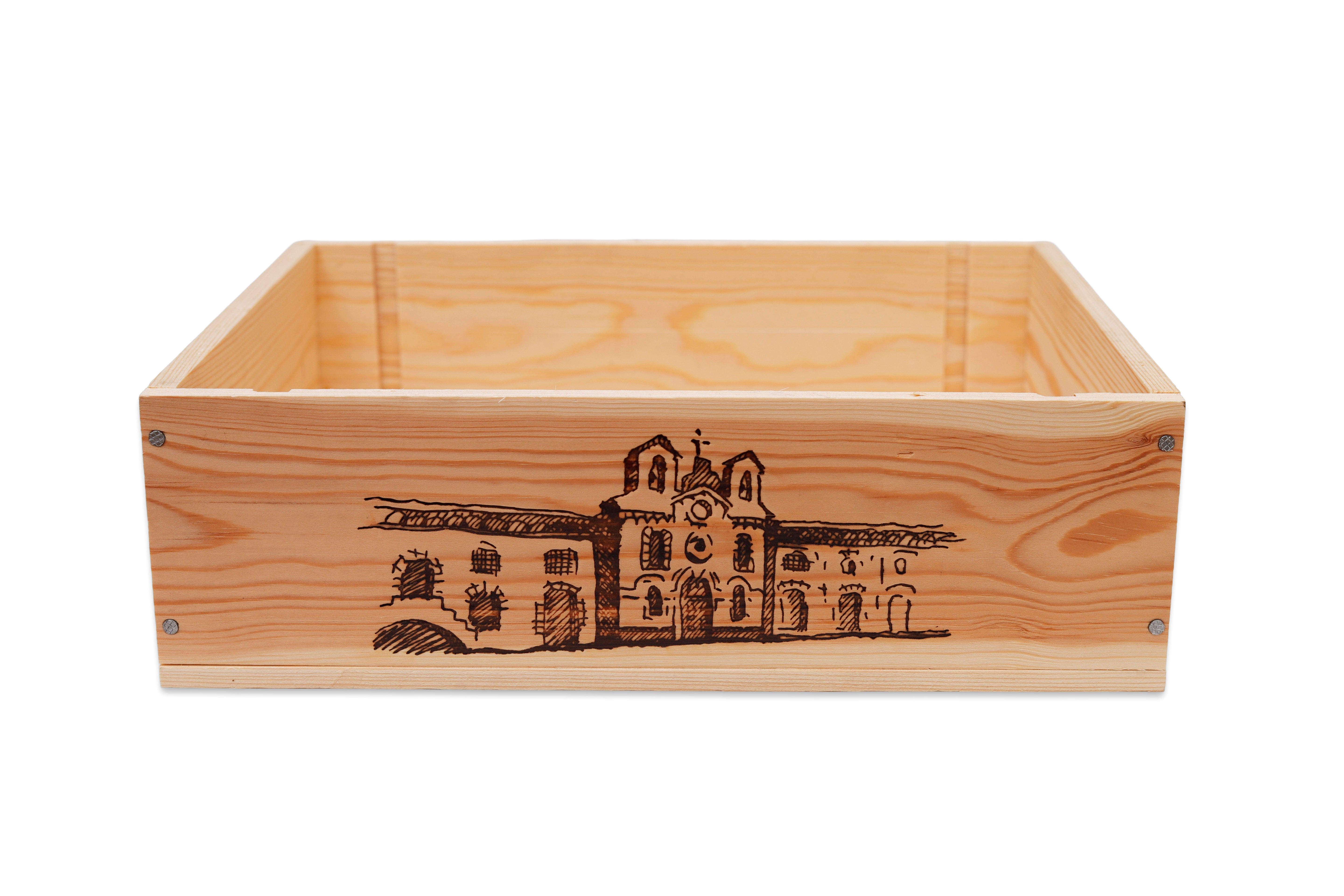 Originale französische Weinkiste (3x 0,75l) O / Deko-Weinkiste / Geschenkbox / Aufbwahrungskiste- HolzRepublik