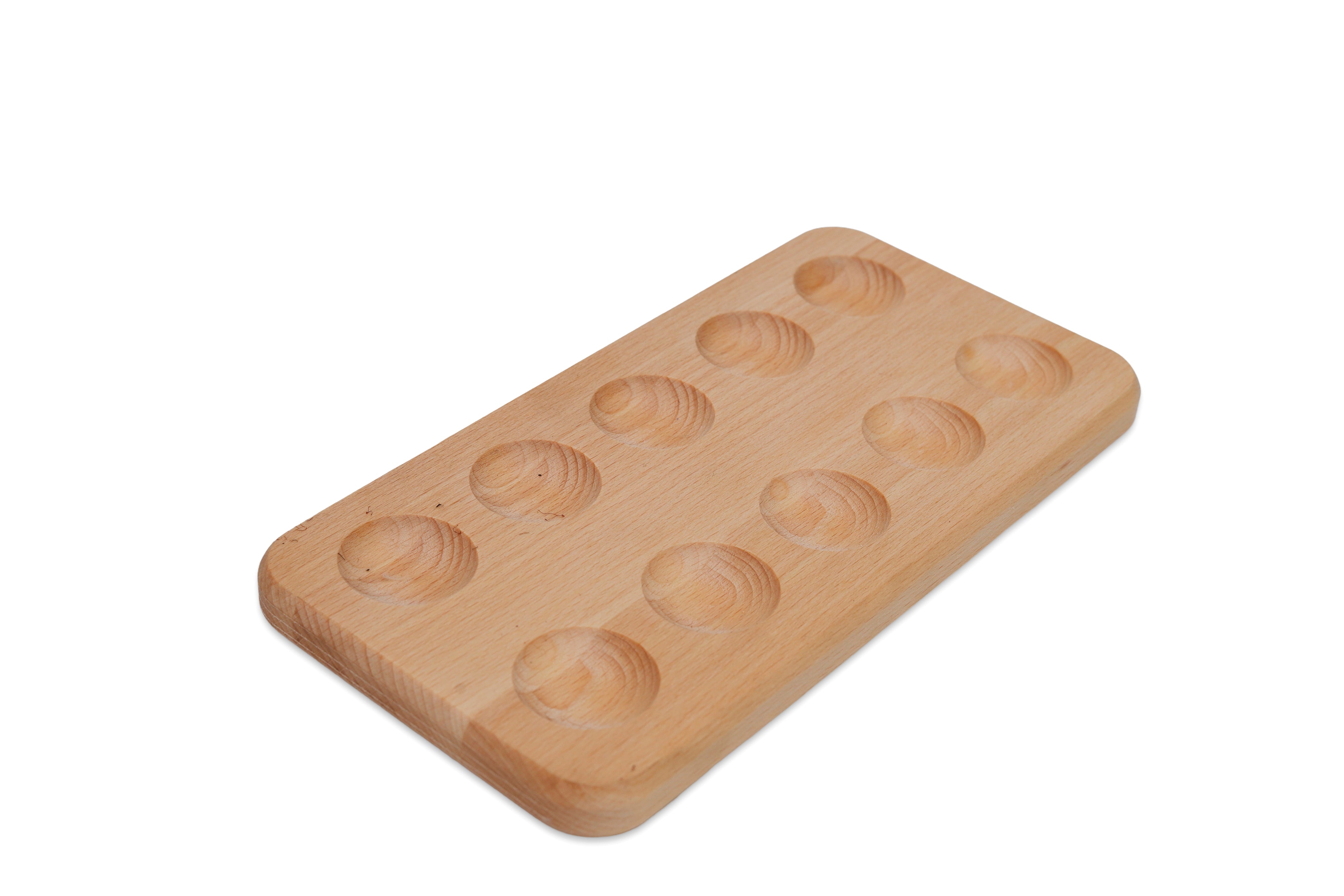 Eierhalter / Eieruntersetzer aus Buchenholz- HolzRepublik