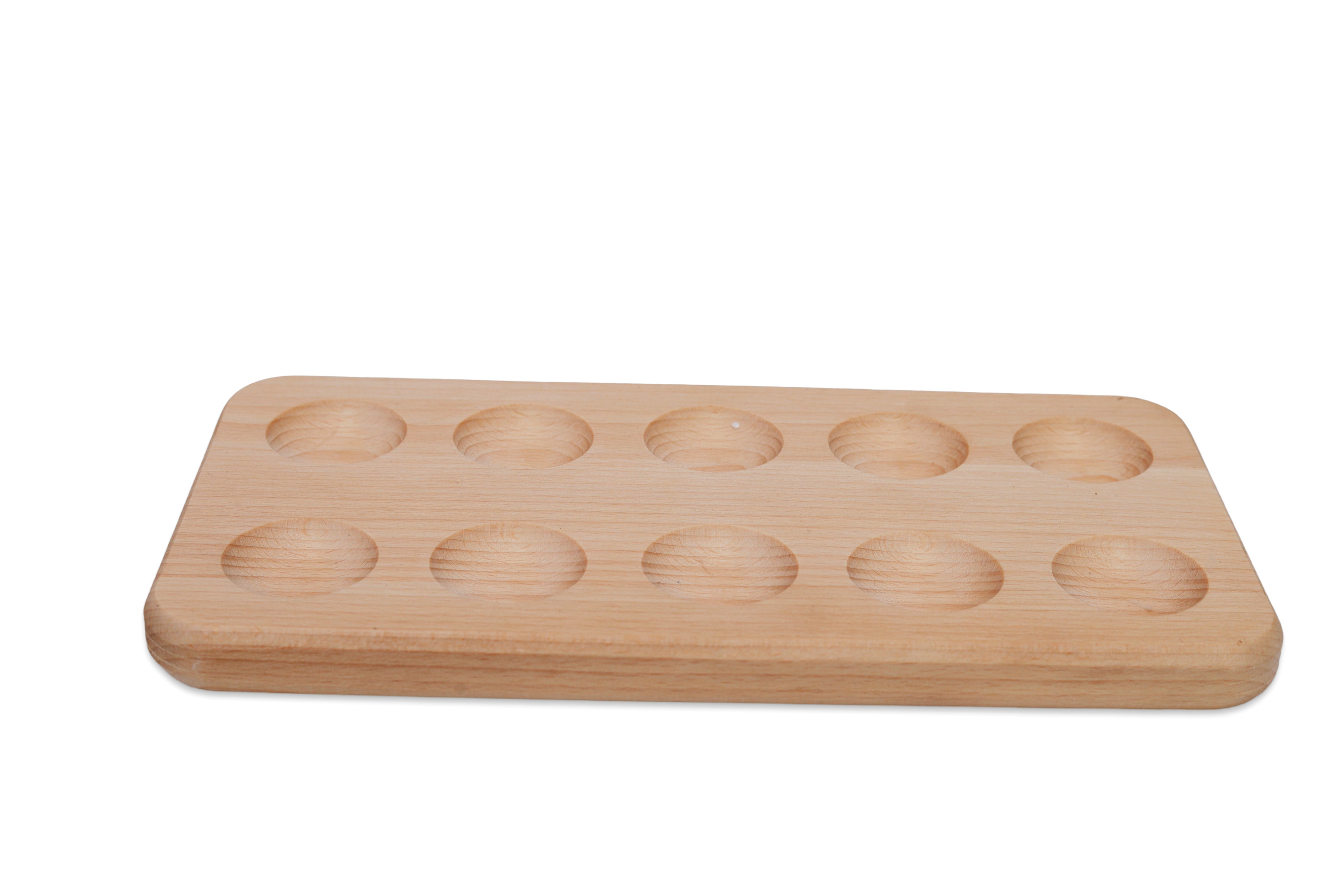 Eierhalter / Eieruntersetzer aus Buchenholz- HolzRepublik