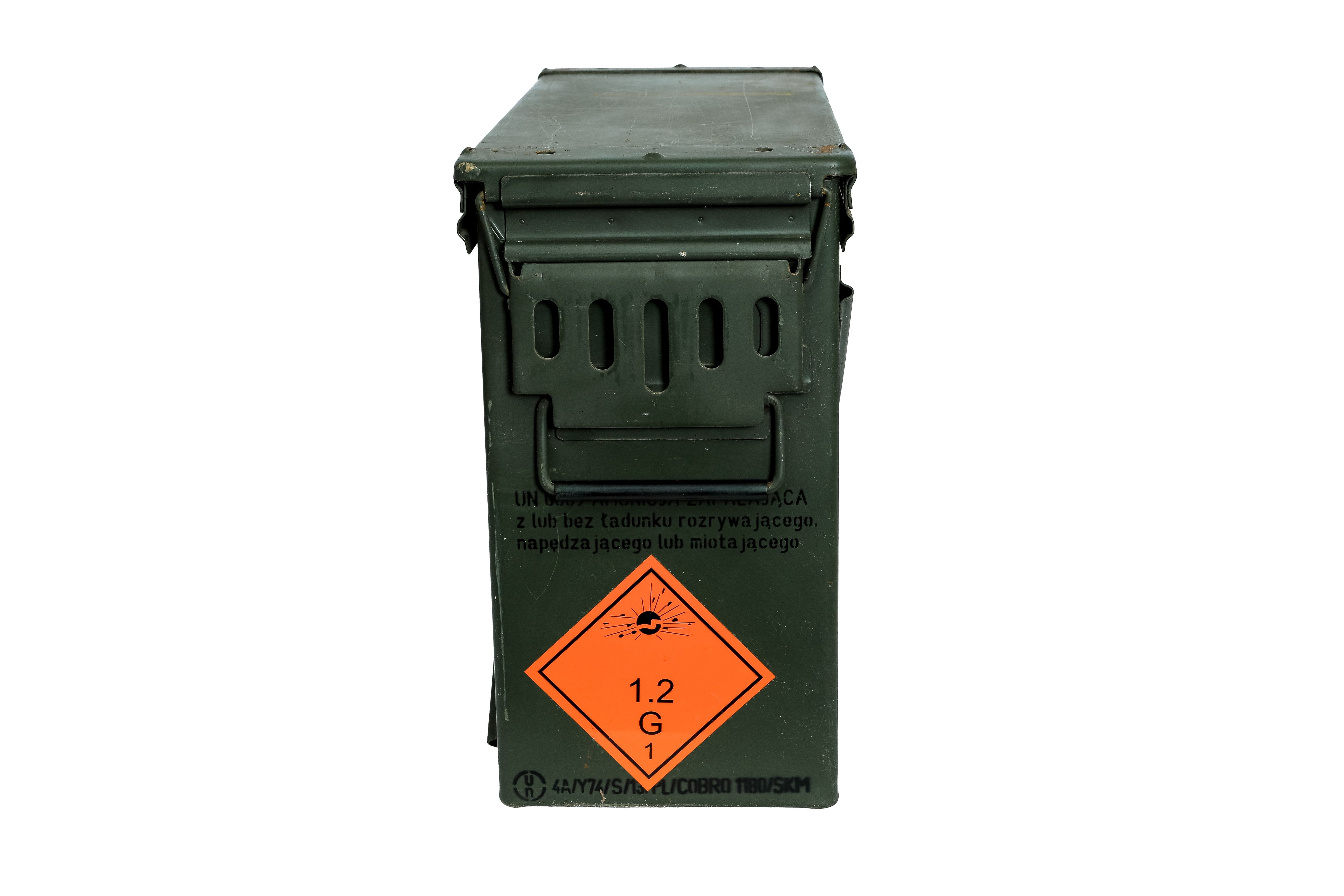 Munitionskiste MK-15 / Munitruhe / Transportkiste / Militärkiste / Armeekiste- HolzRepublik