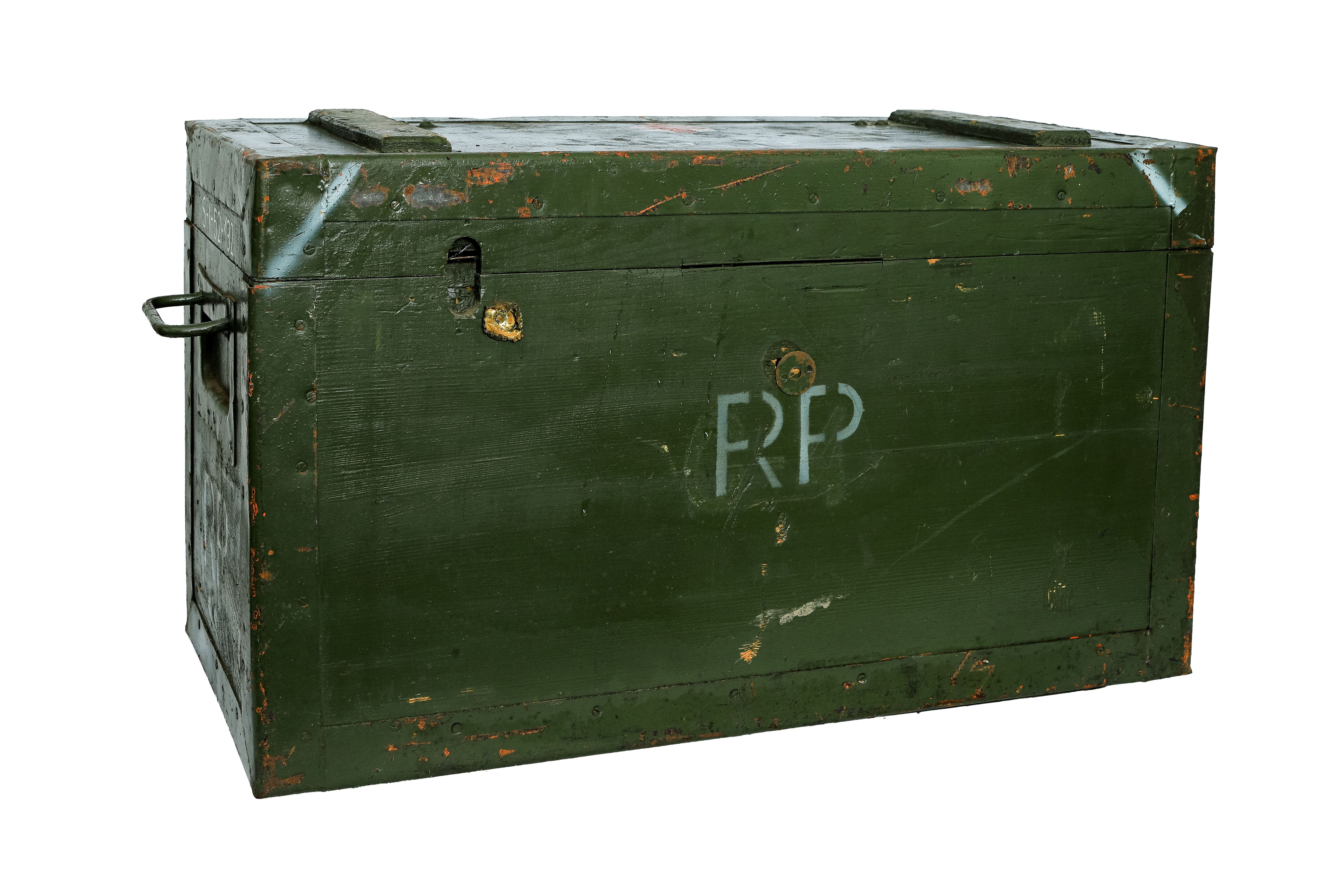 Große Transportkiste RPe / Munitionskiste / Munitruhe / Militärkiste / Armeekiste- HolzRepublik