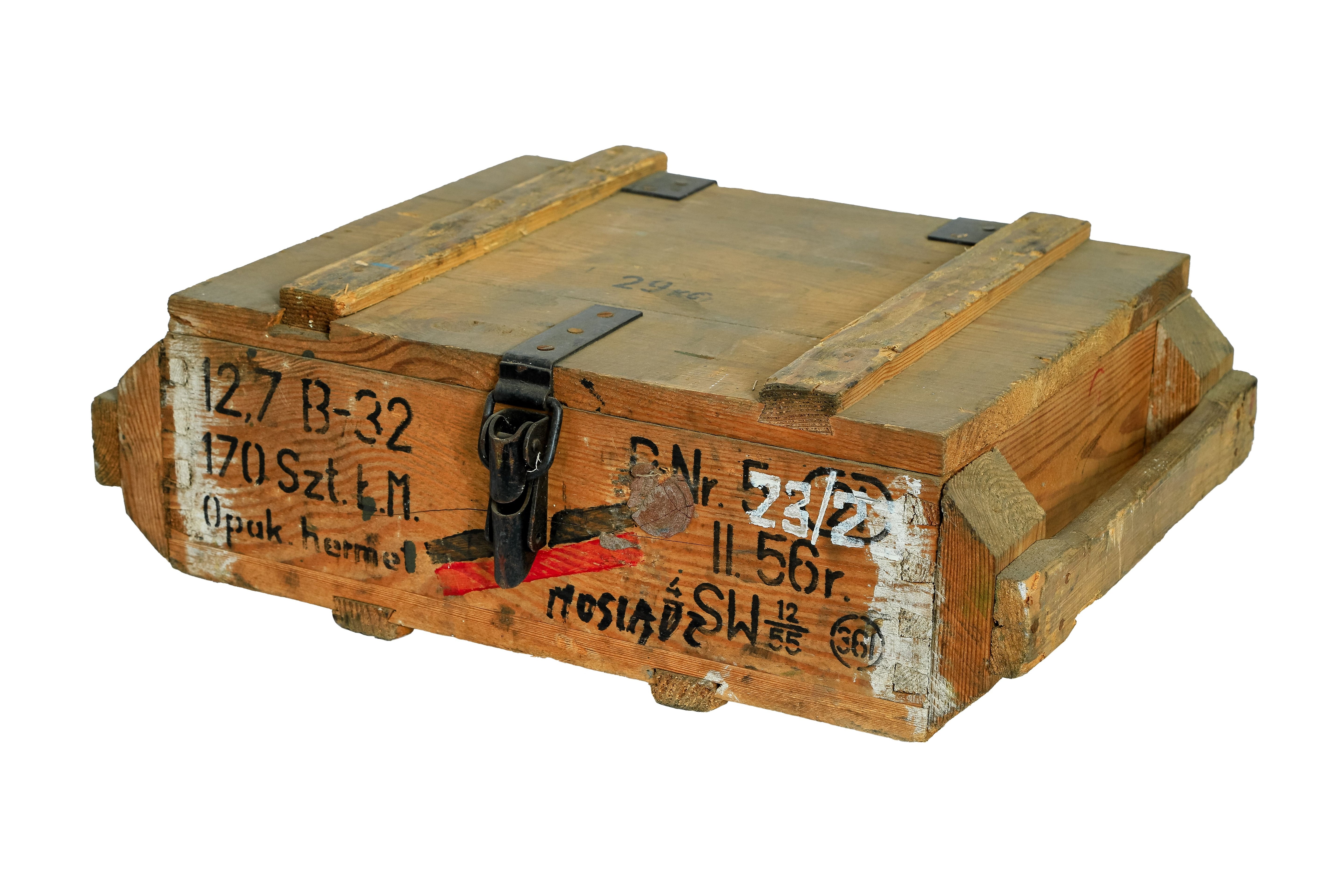 Munitionskiste T45 Natur/ Munitruhe / Transportkiste / Militärkiste / Armeekiste- HolzRepublik