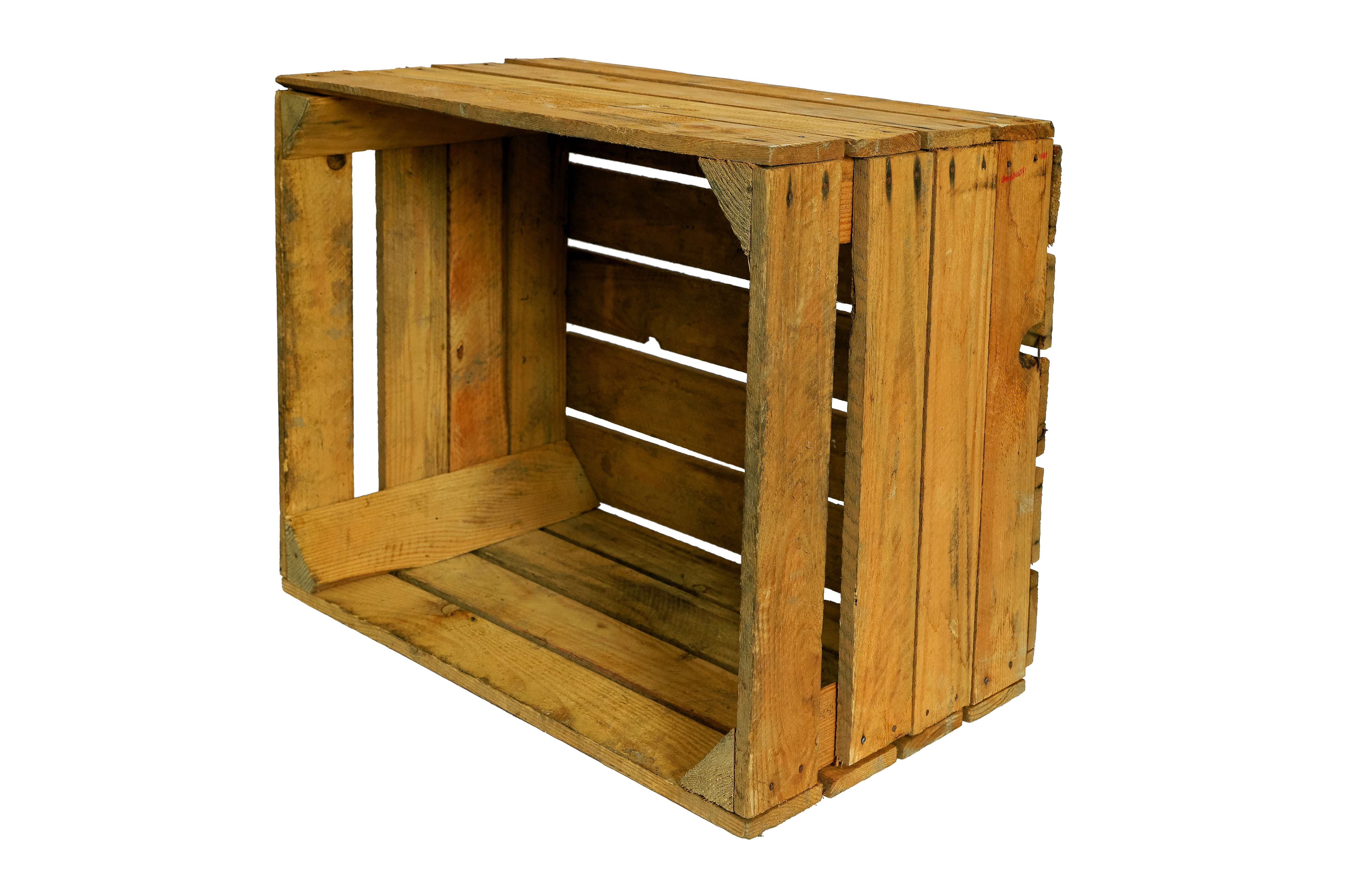 Originale Holzkiste "Pol Ohne Alt" 50x40x30 cm / Obstkiste / Dekokiste / Gartenkiste- HolzRepublik