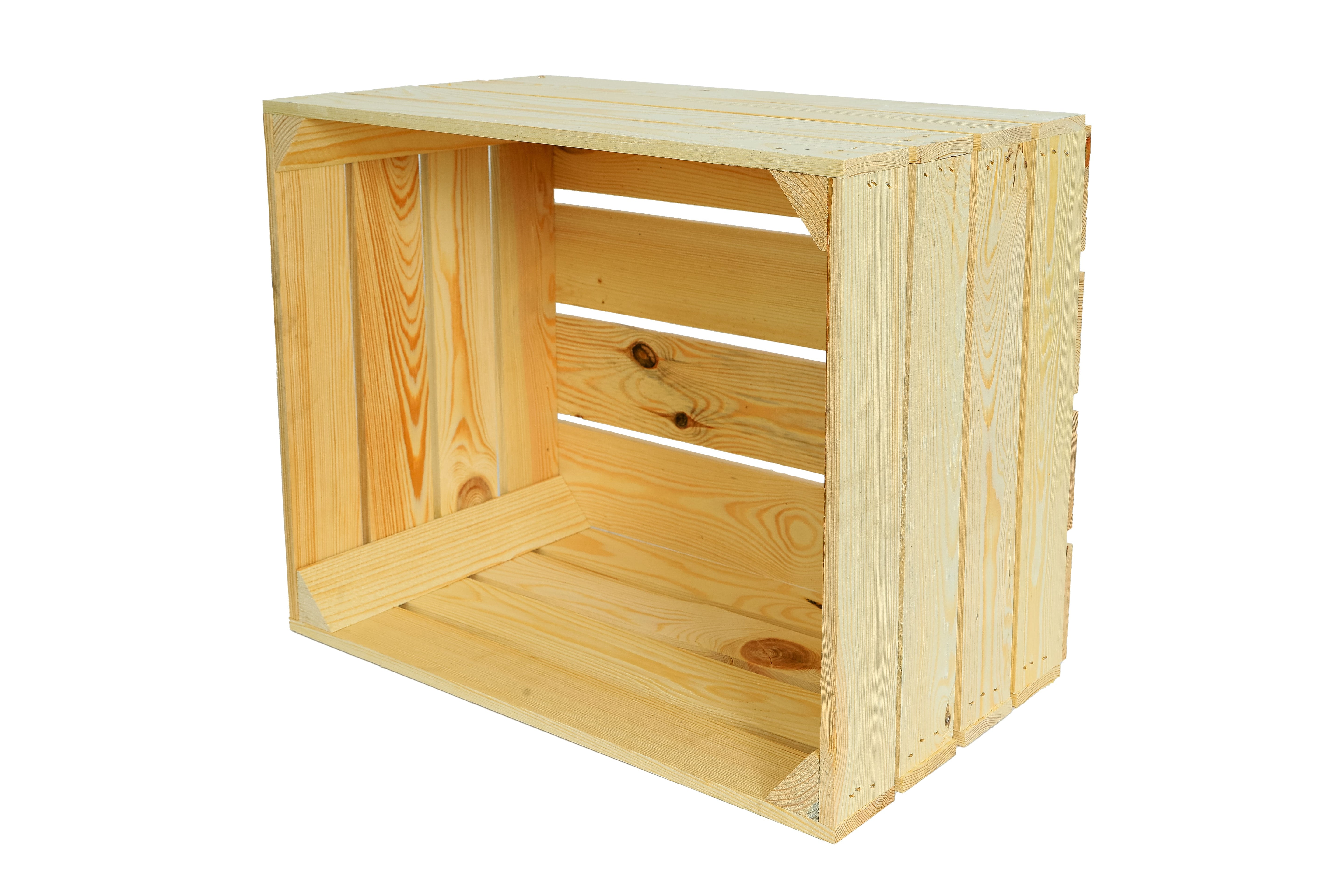 Neue Holzkiste Pol 50x40x29 cm - natur- HolzRepublik