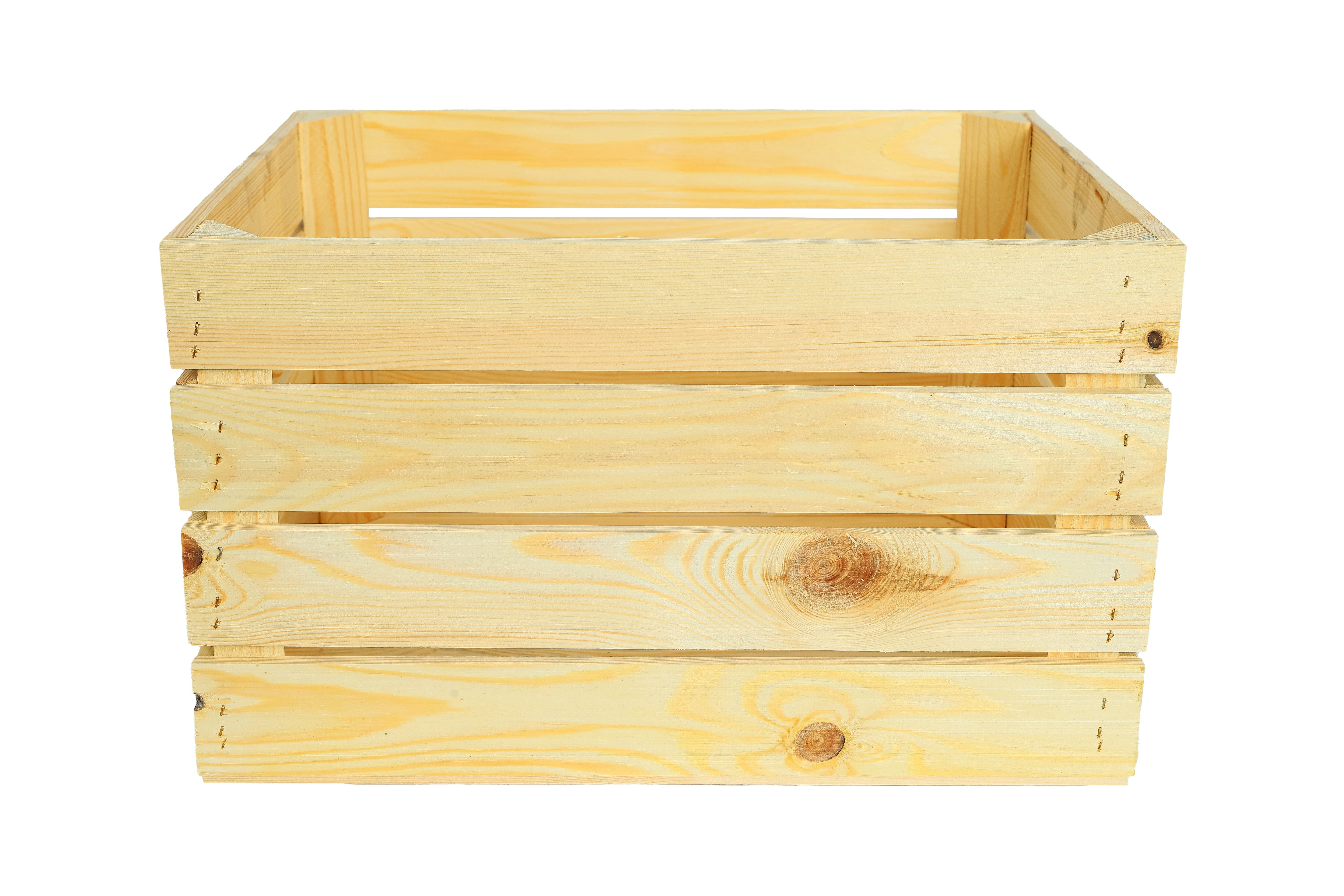 Neue Holzkiste Pol 50x40x29 cm - natur- HolzRepublik