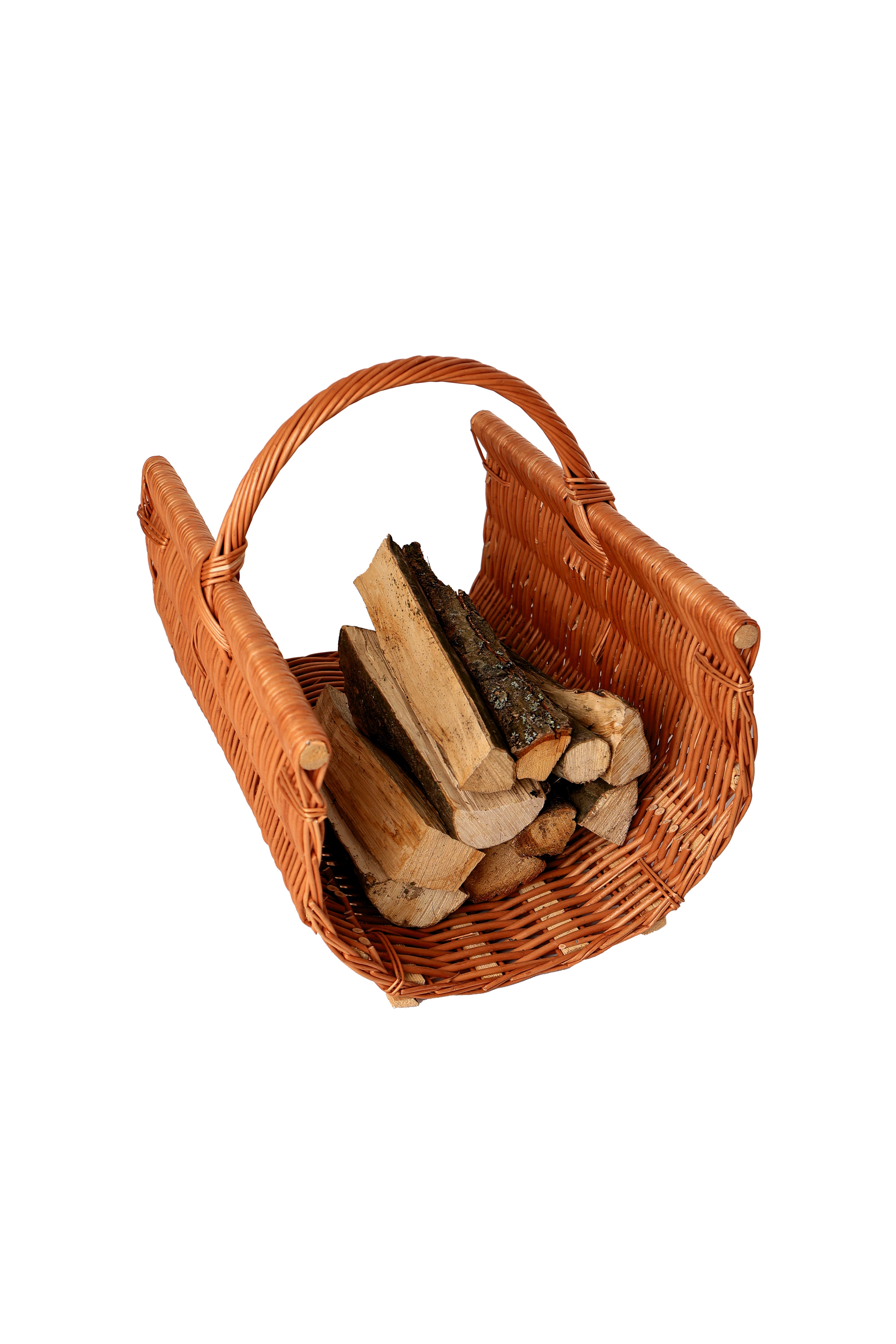 Brennholzkorb aus Naturweide- HolzRepublik