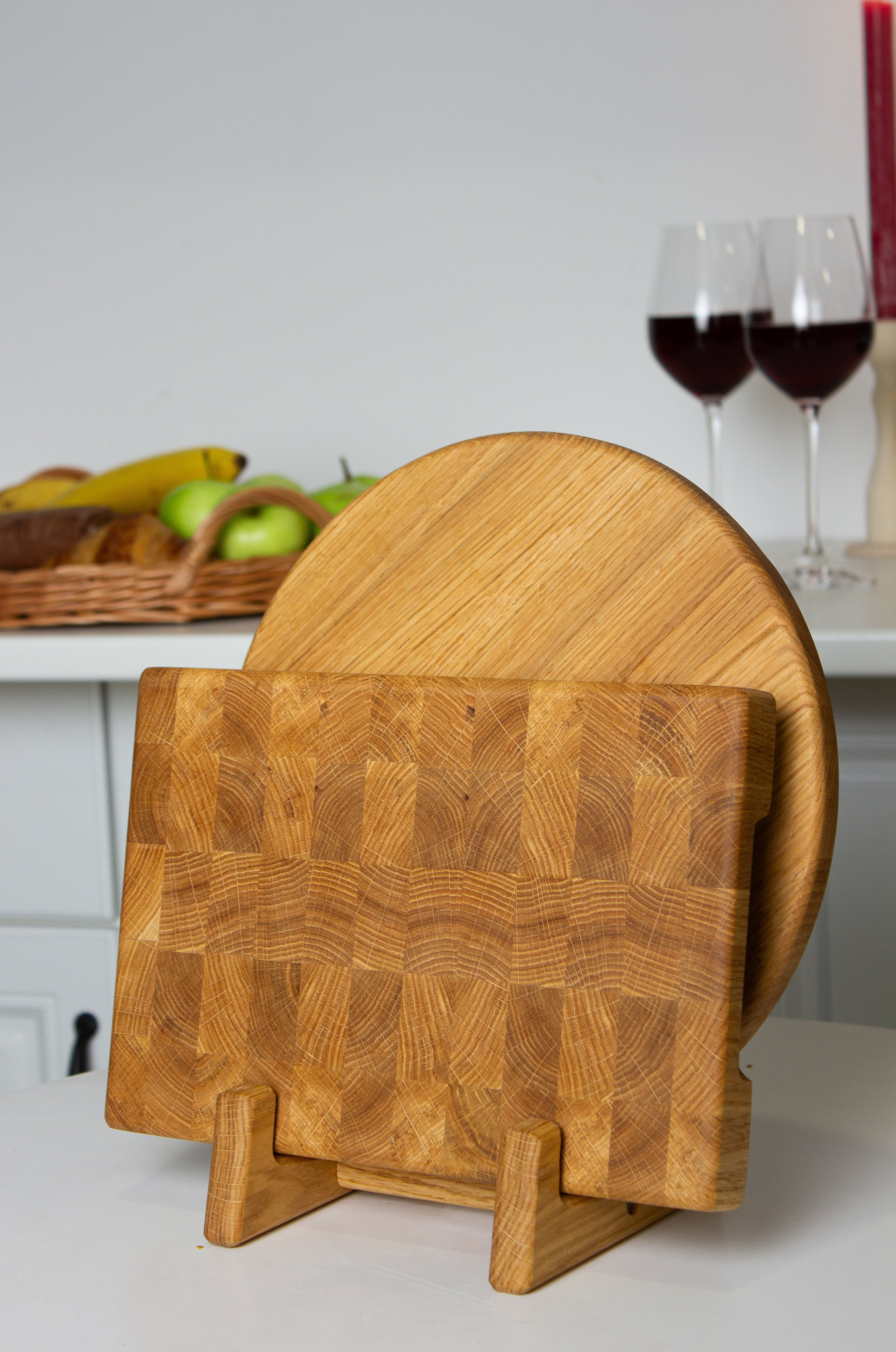 Set aus Küchenbrettern mit Ständer- HolzRepublik