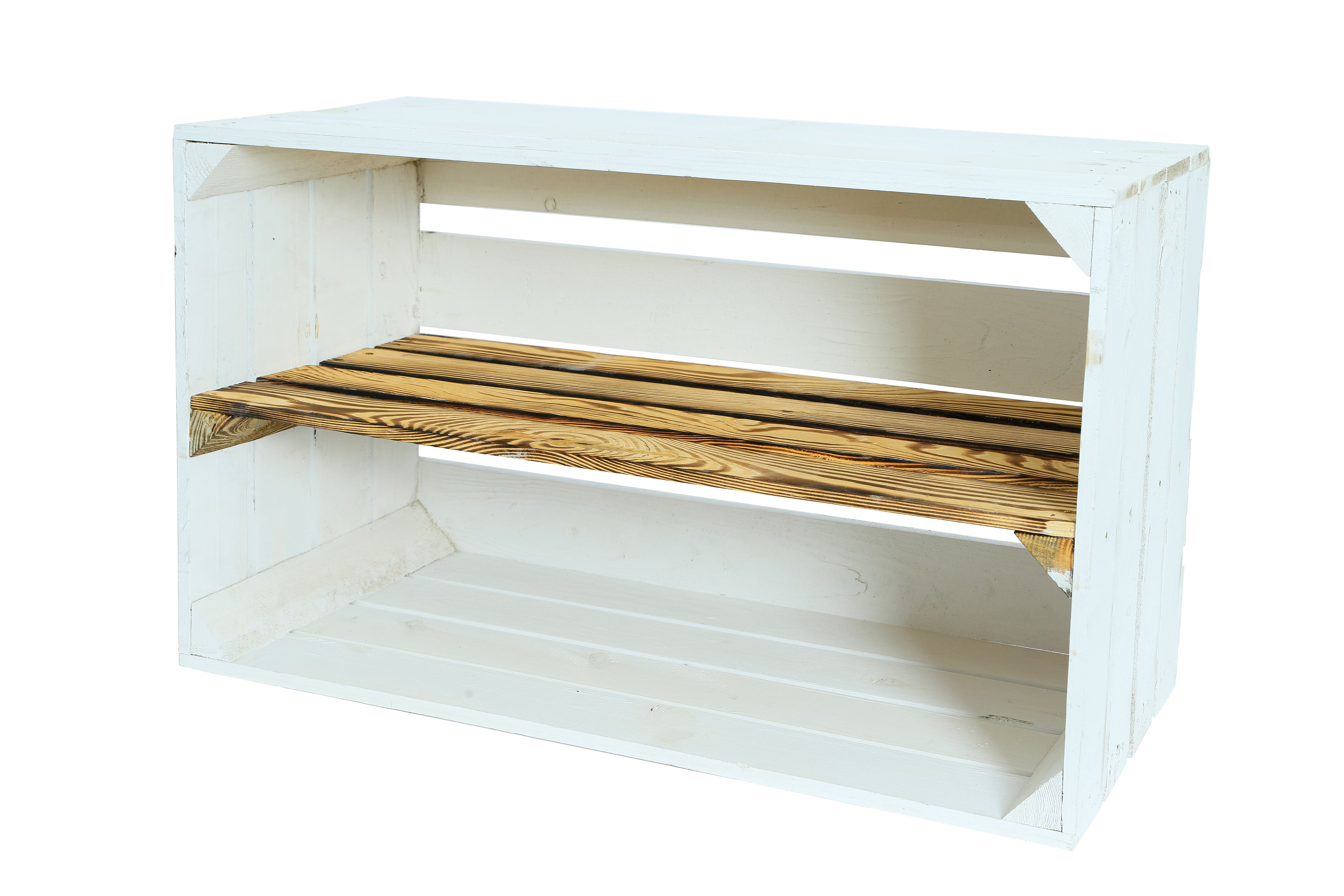 Neue Holzkiste SchuhBreit 68x40,5x31 cm- HolzRepublik