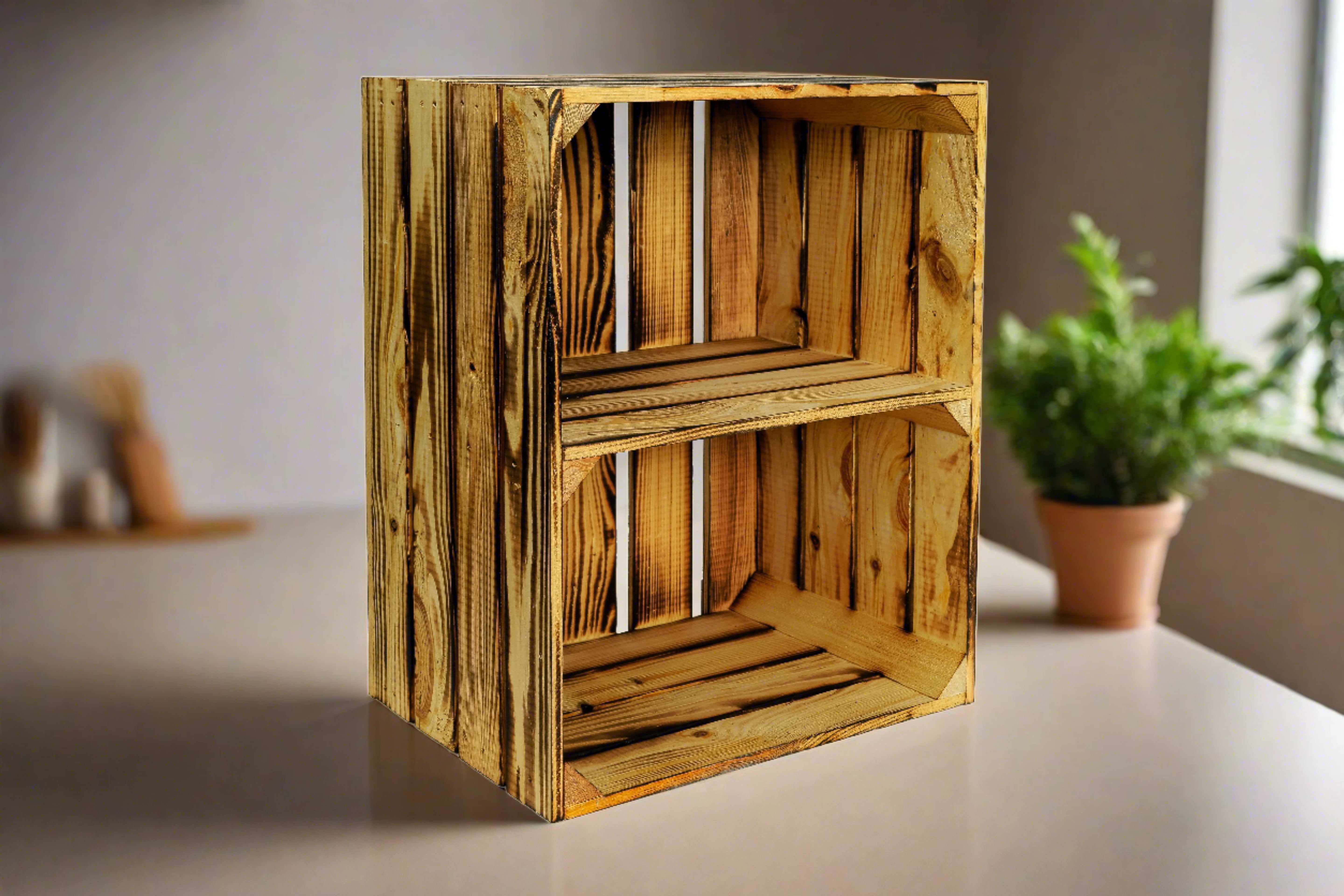 Neue Holzkisten Schuh 50x40x29cm- HolzRepublik