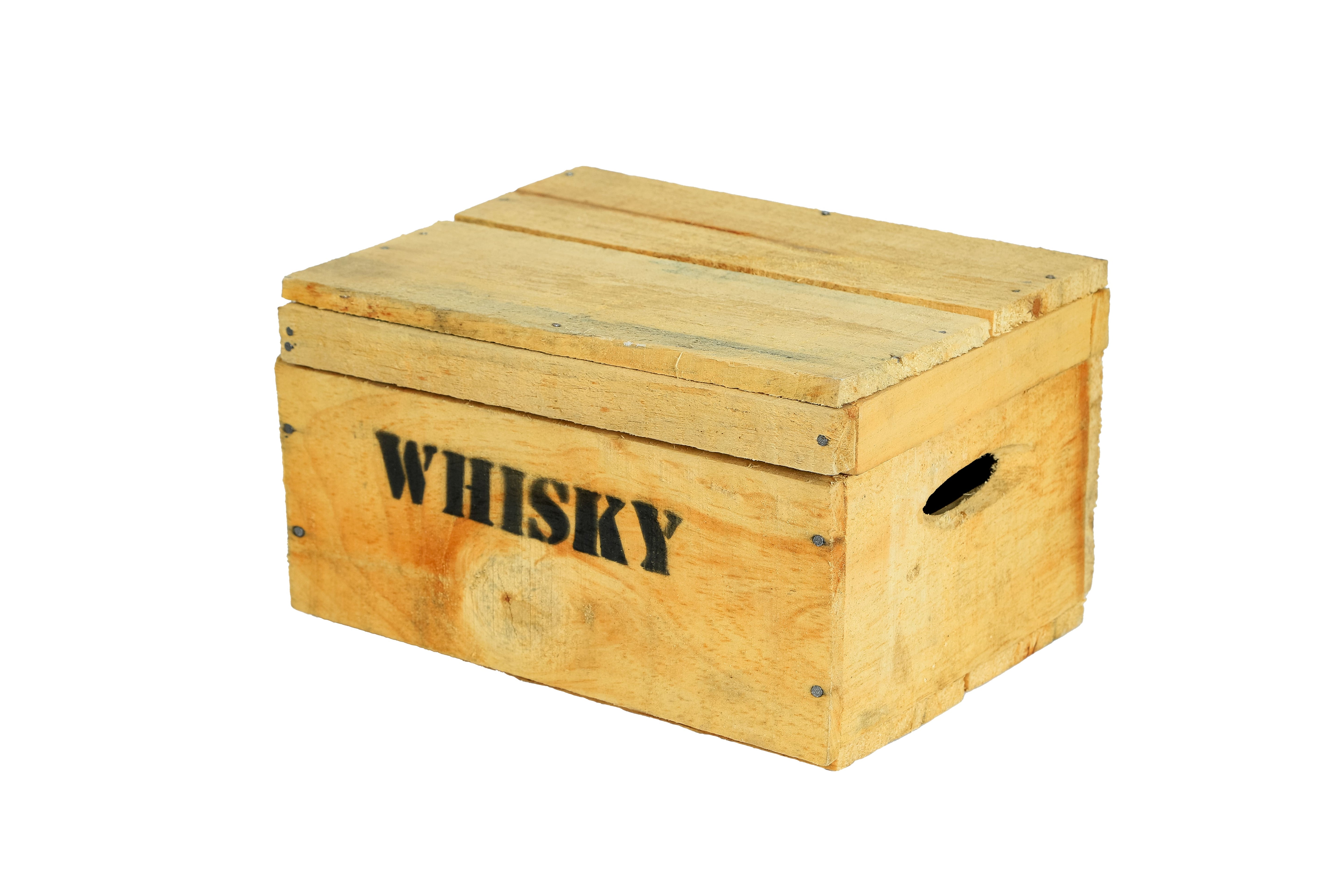 Originale Alte Holztruhe "Whisky" in verschiedenen Größen - Truhe Natur gebraucht / Altholz- HolzRepublik