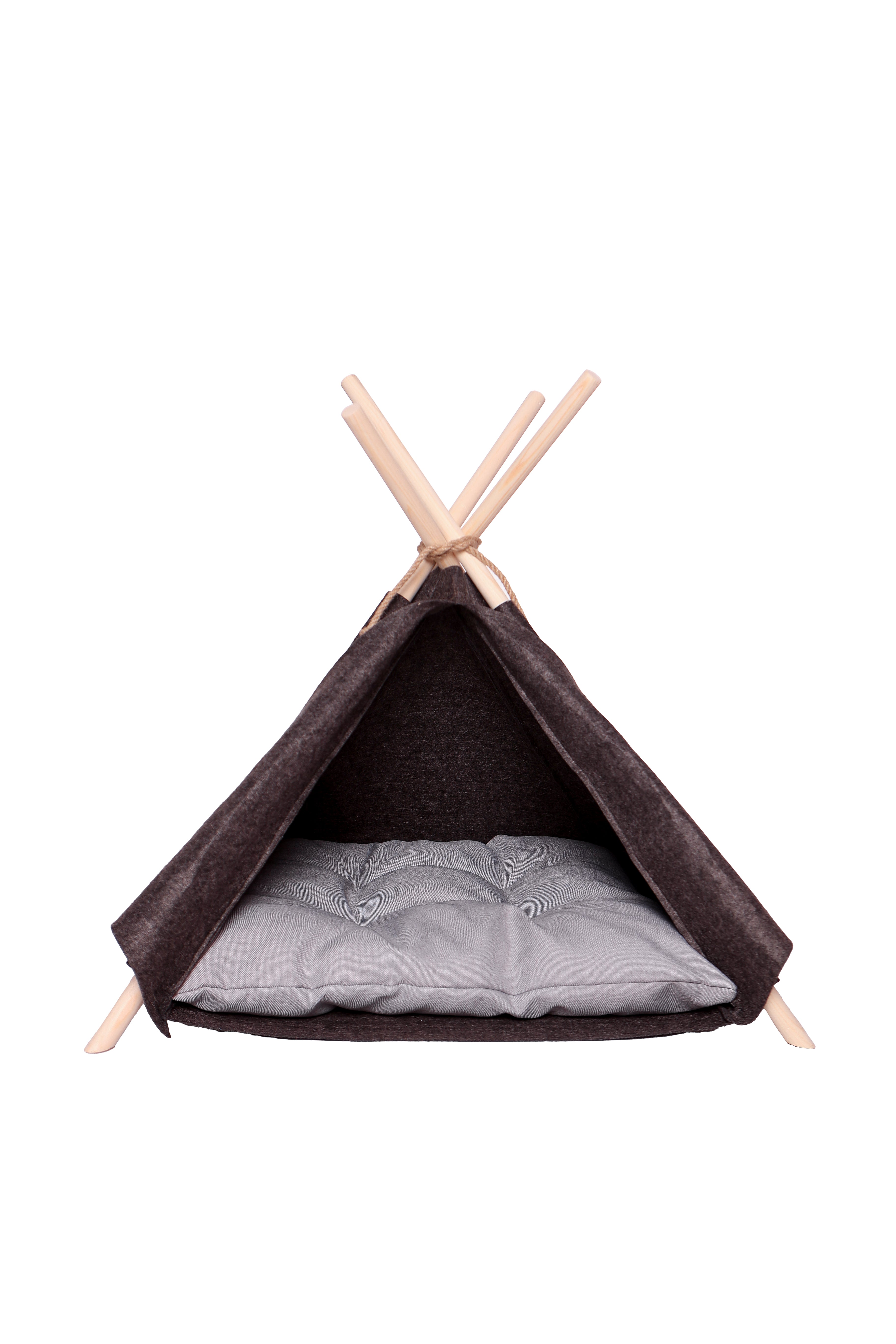 Wigwam für Hunde und Katzen / Hundezelt / Hundetipi & Katzentipi / Hundehöhle / Hundehütte / Tierzelt- HolzRepublik