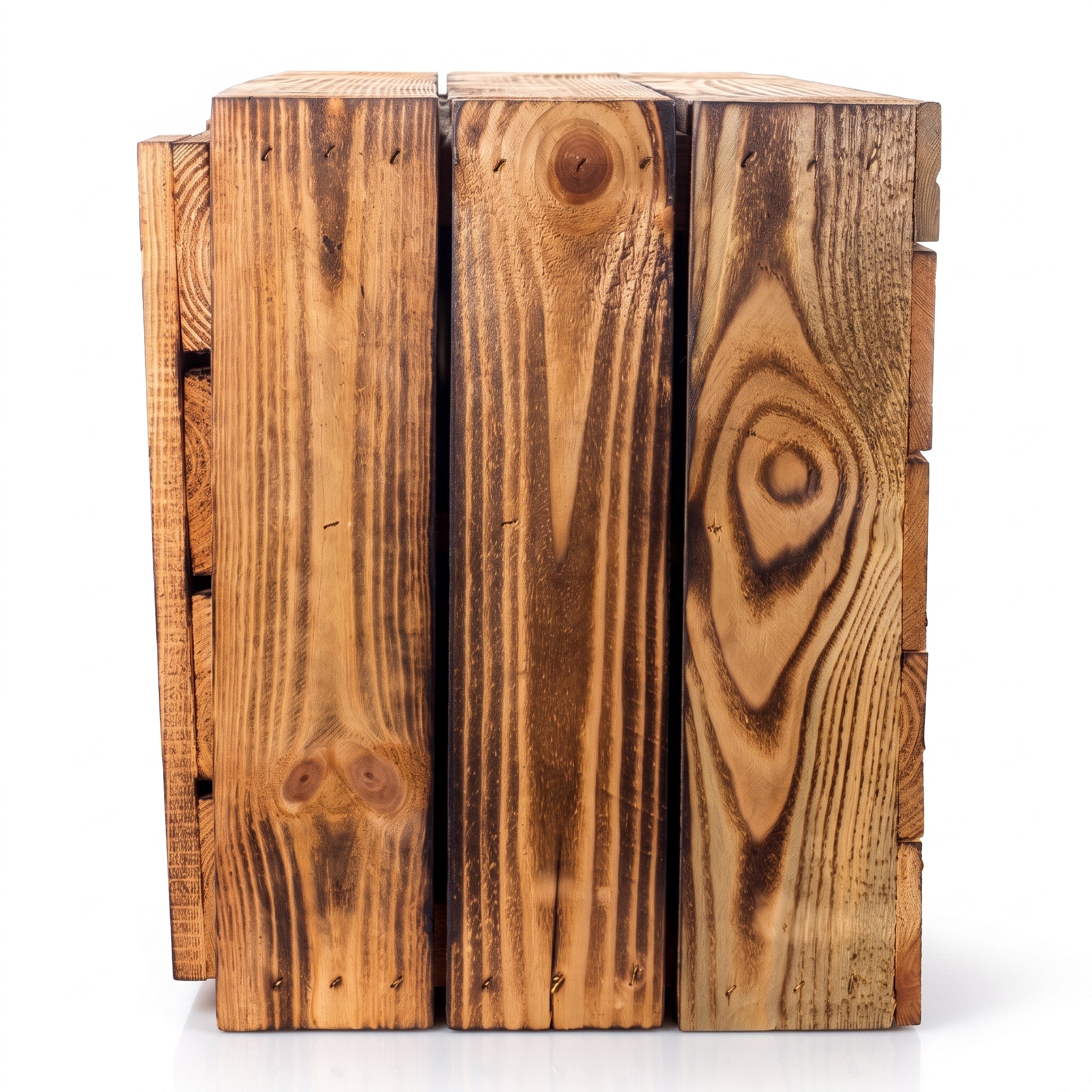 Geflammte Hängebar aus Holz 80×30×40 cm – Wandbar, Flaschenregal, Klapptruhe & Aufbewahrung
