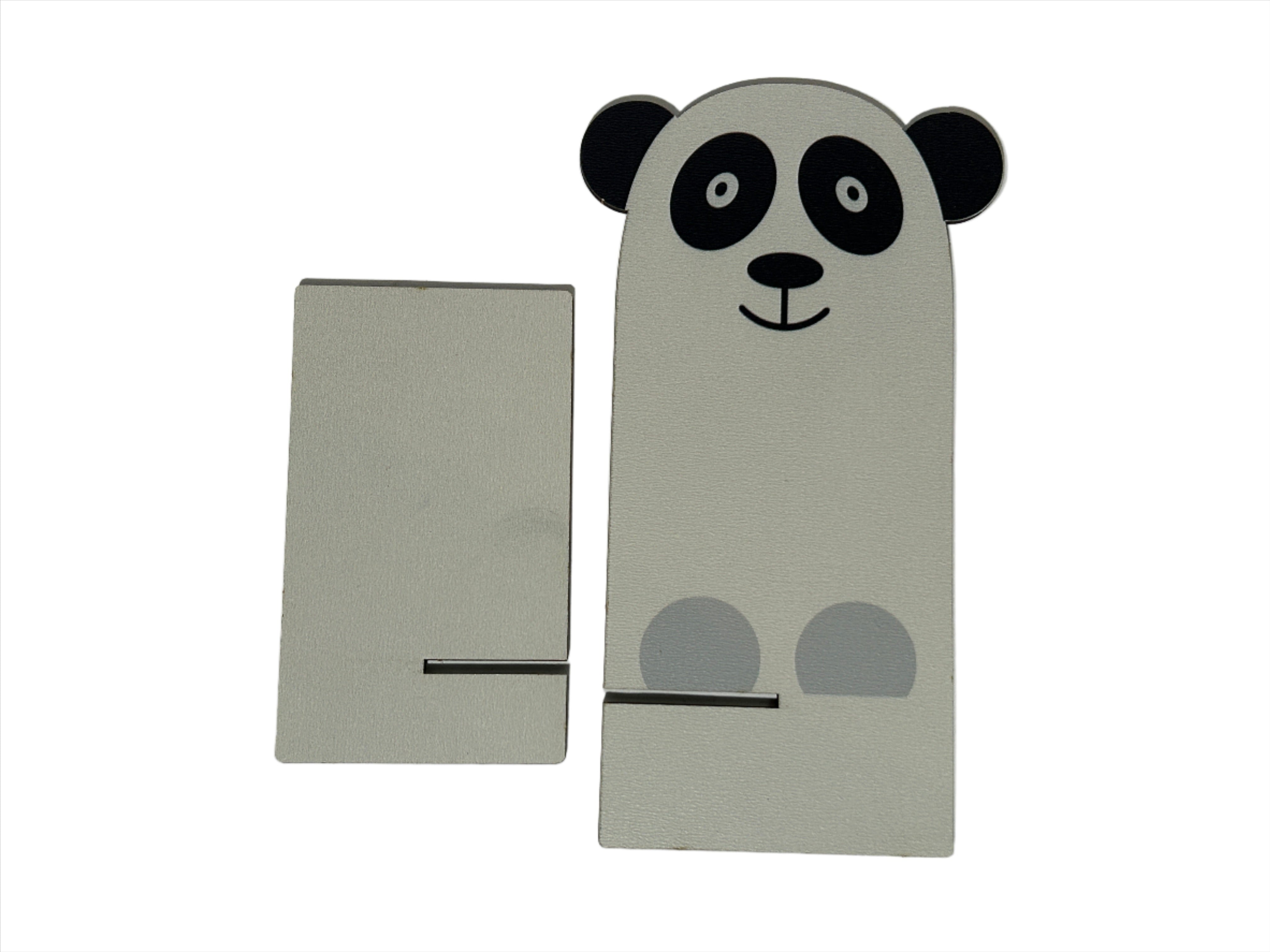 Universeller Holz-Schreibtischständer mit Tiermotiven- HolzRepublik