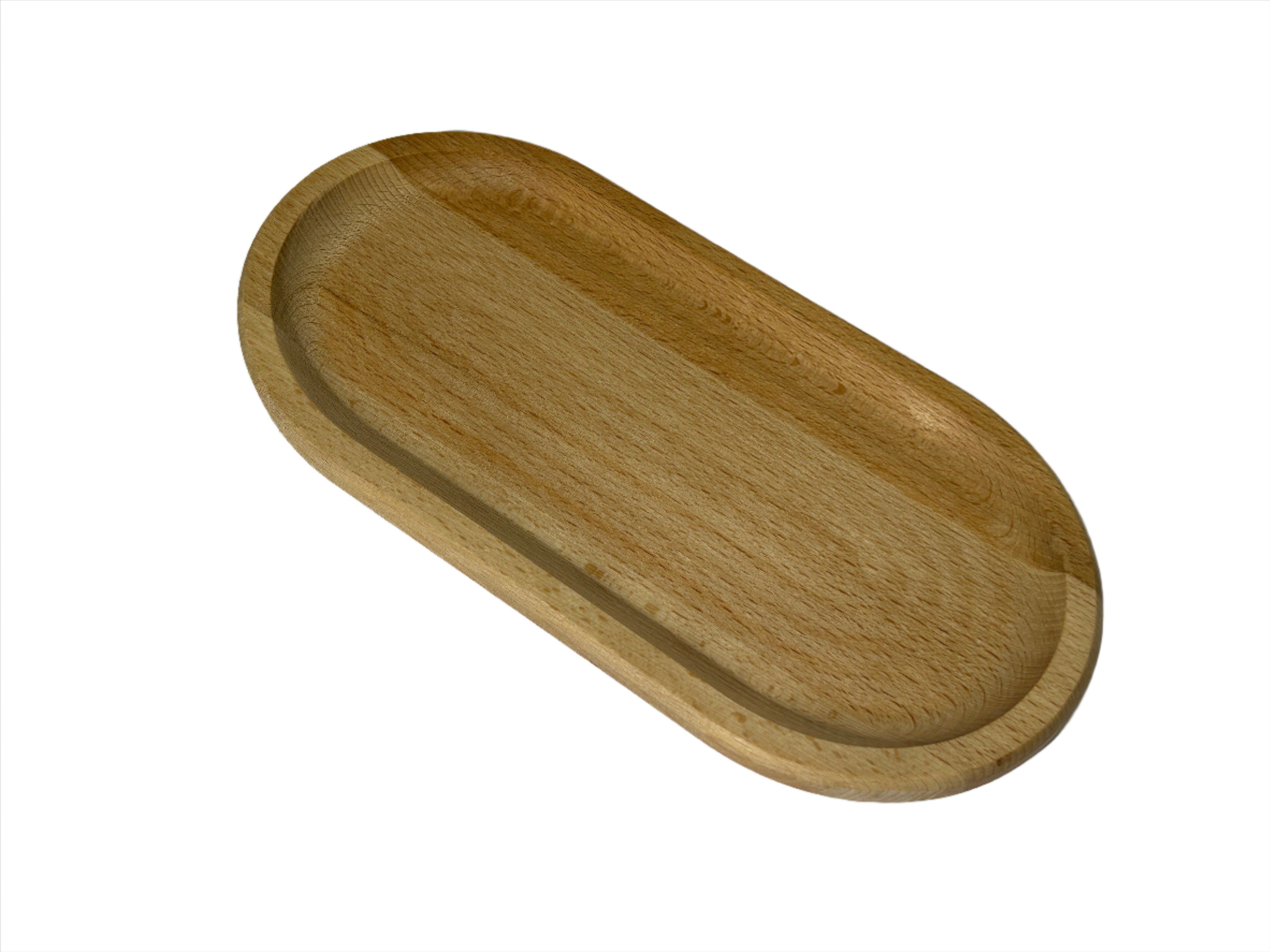 Elegantes Oval Eichentablett- HolzRepublik