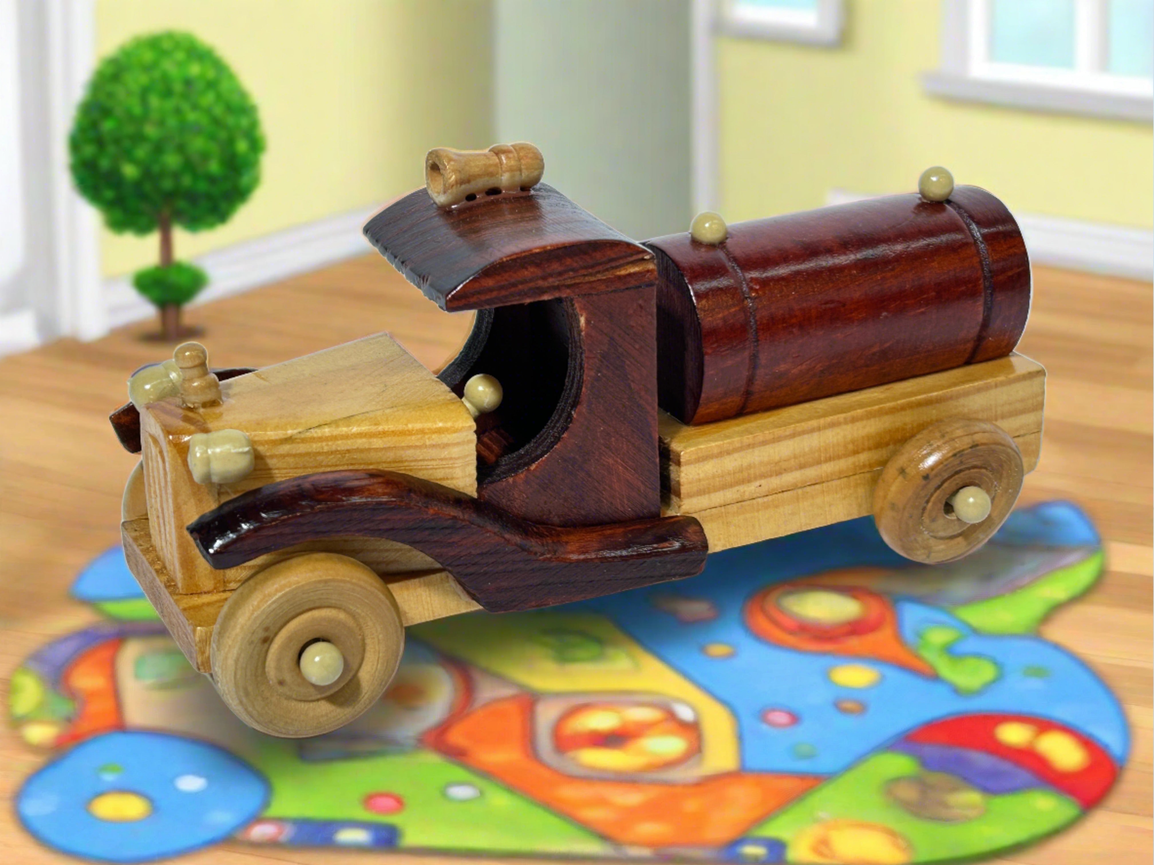 Retro-Modell Holz-LKW- HolzRepublik