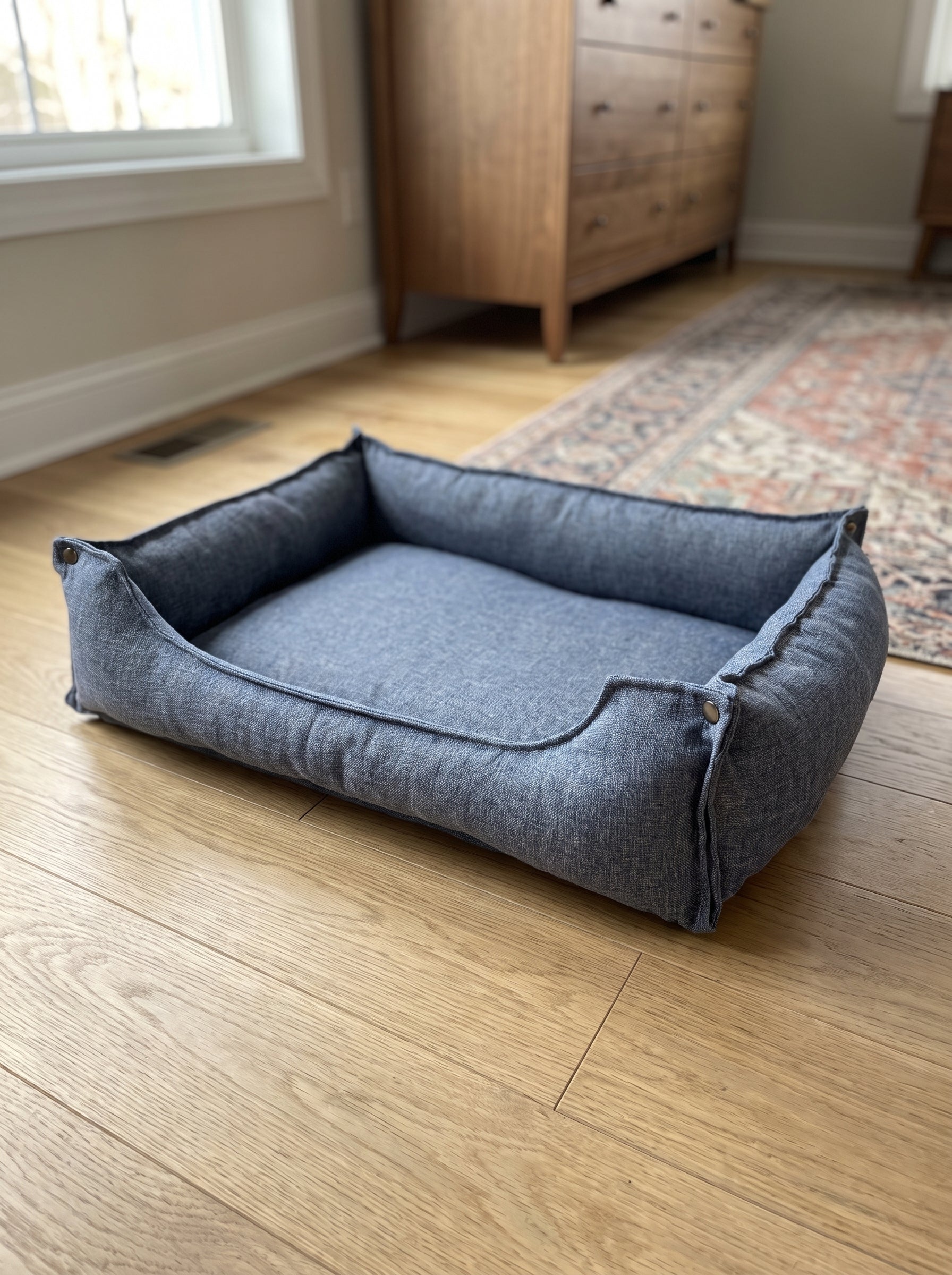 Faltbares Hundebett & Hundekissen 2-in-1 | Weiches Hundebett für Zuhause, Auto und Reisen