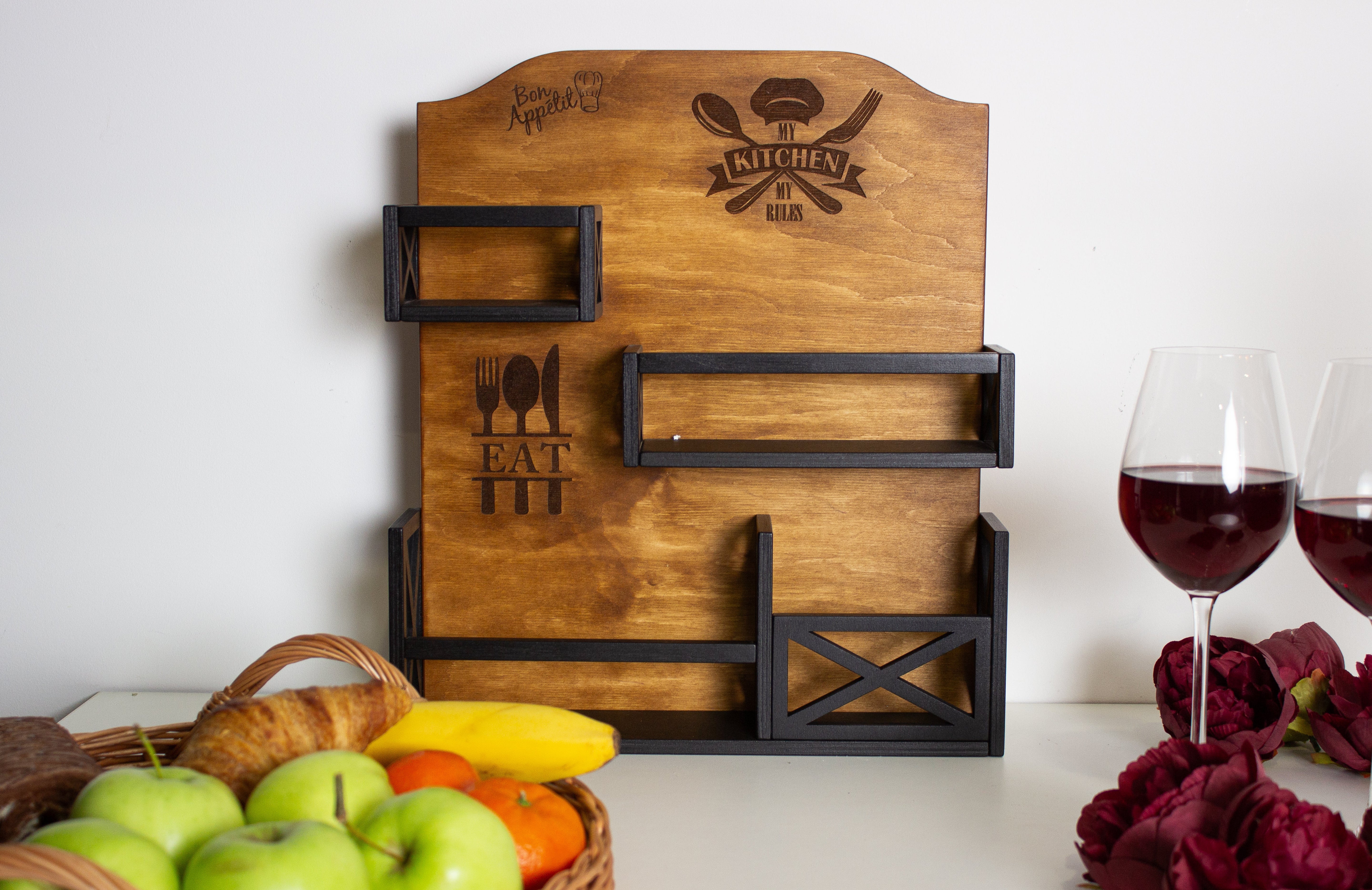 Gewürzregal: Praktizität und Ordnung für jede Küche- HolzRepublik