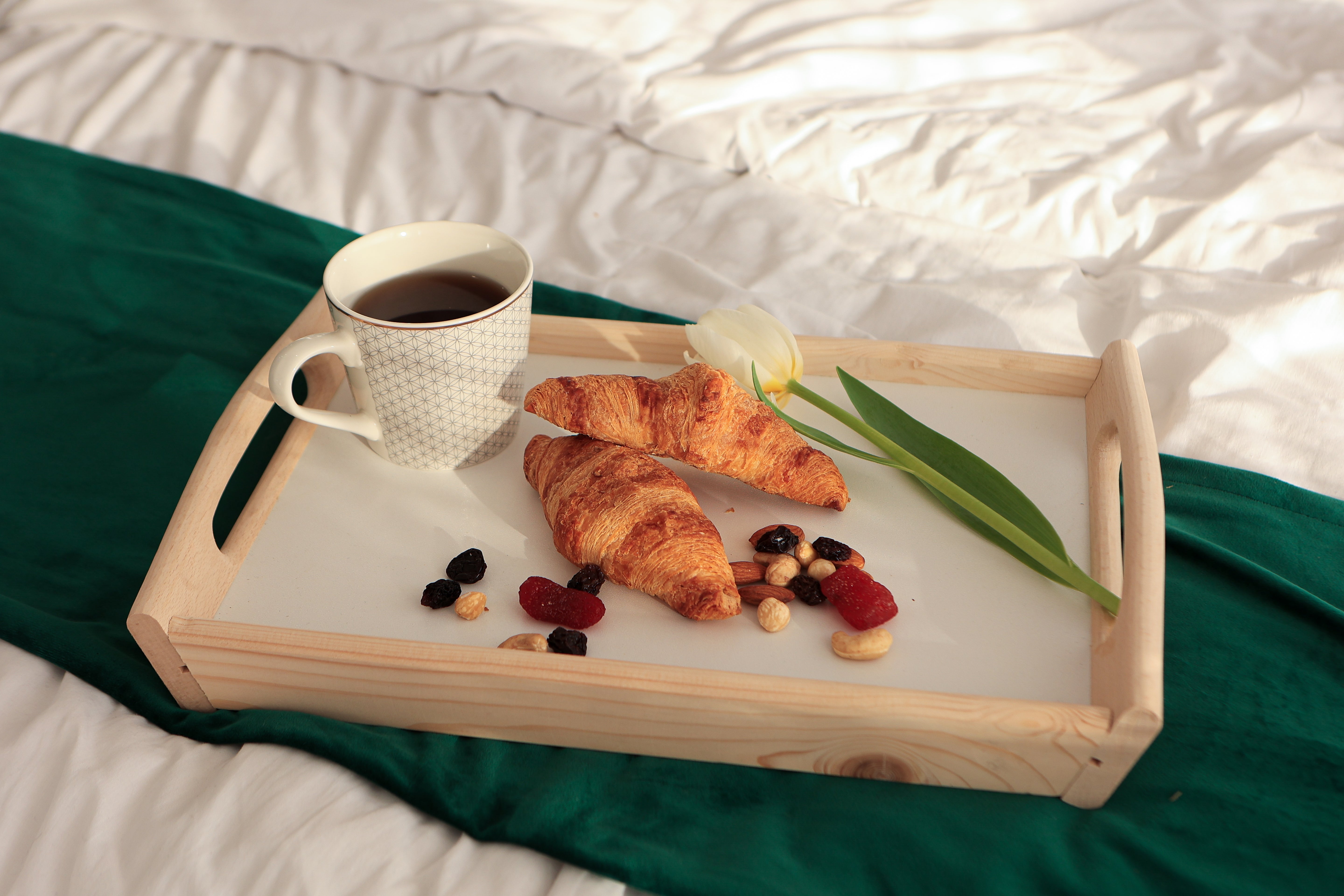 Holztablett "Klassik", mit Füßen- HolzRepublik